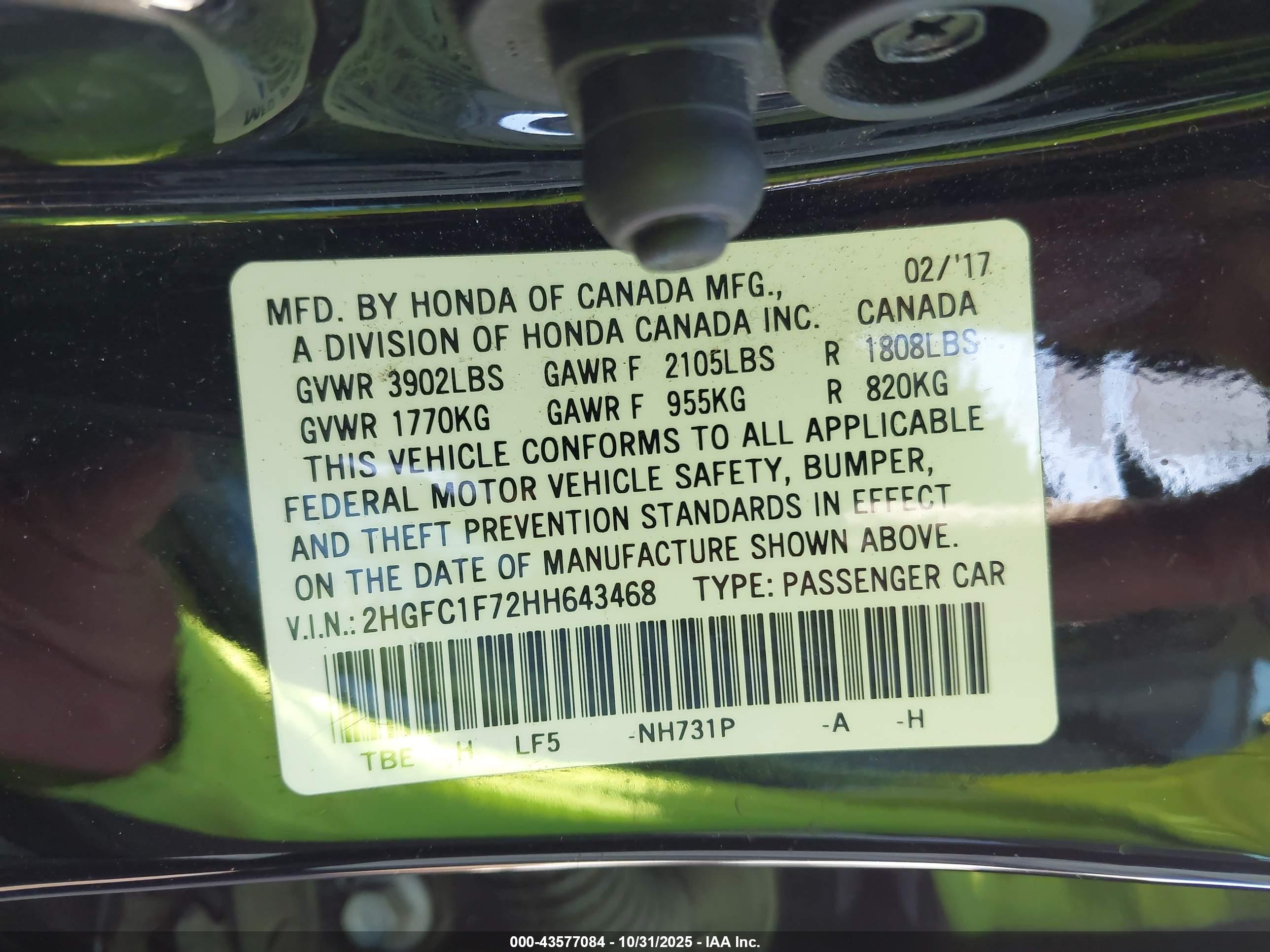 HONDA CIVIC image 9