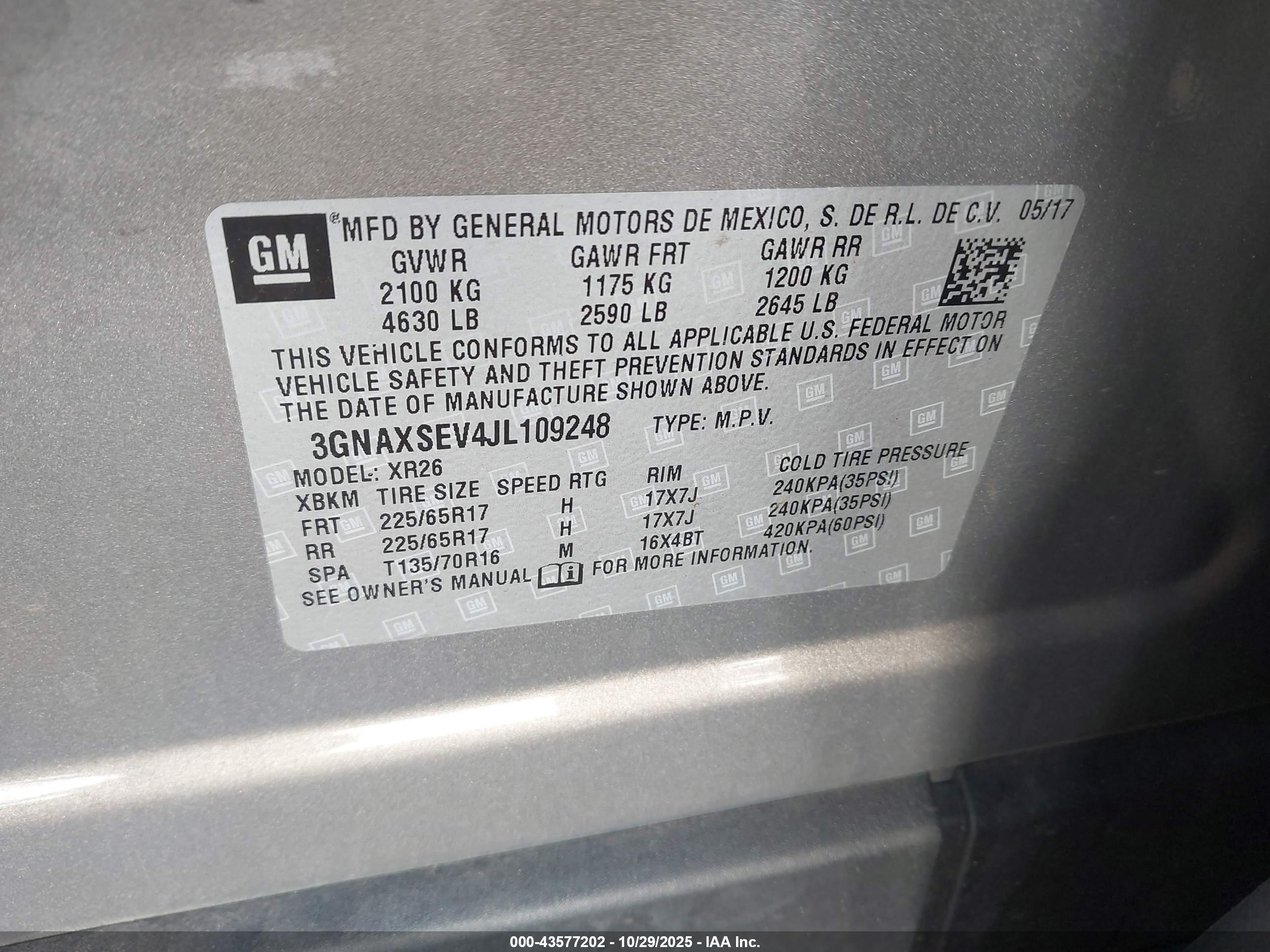 CHEVROLET EQUINOX image 9