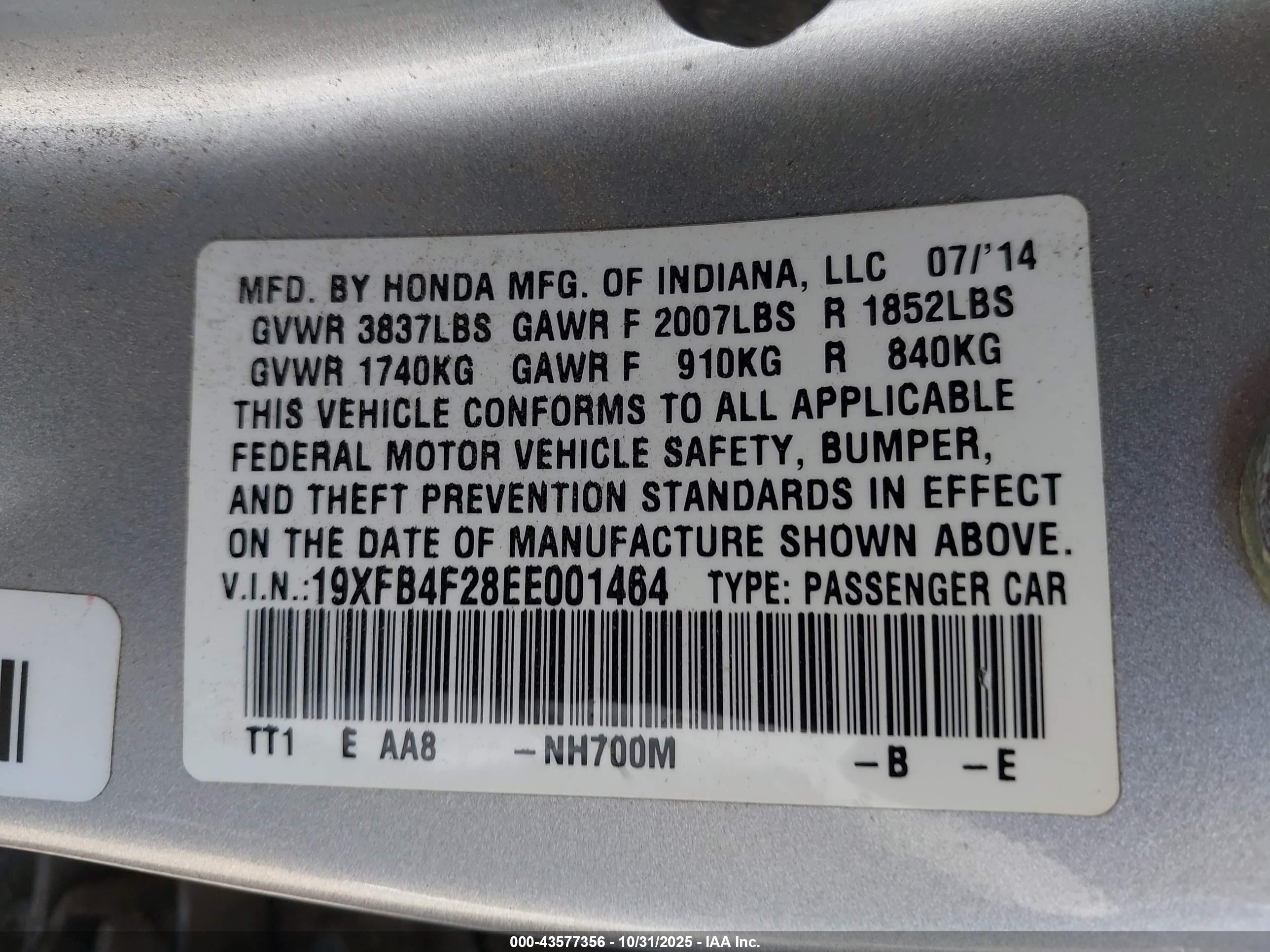 HONDA CIVIC image 9
