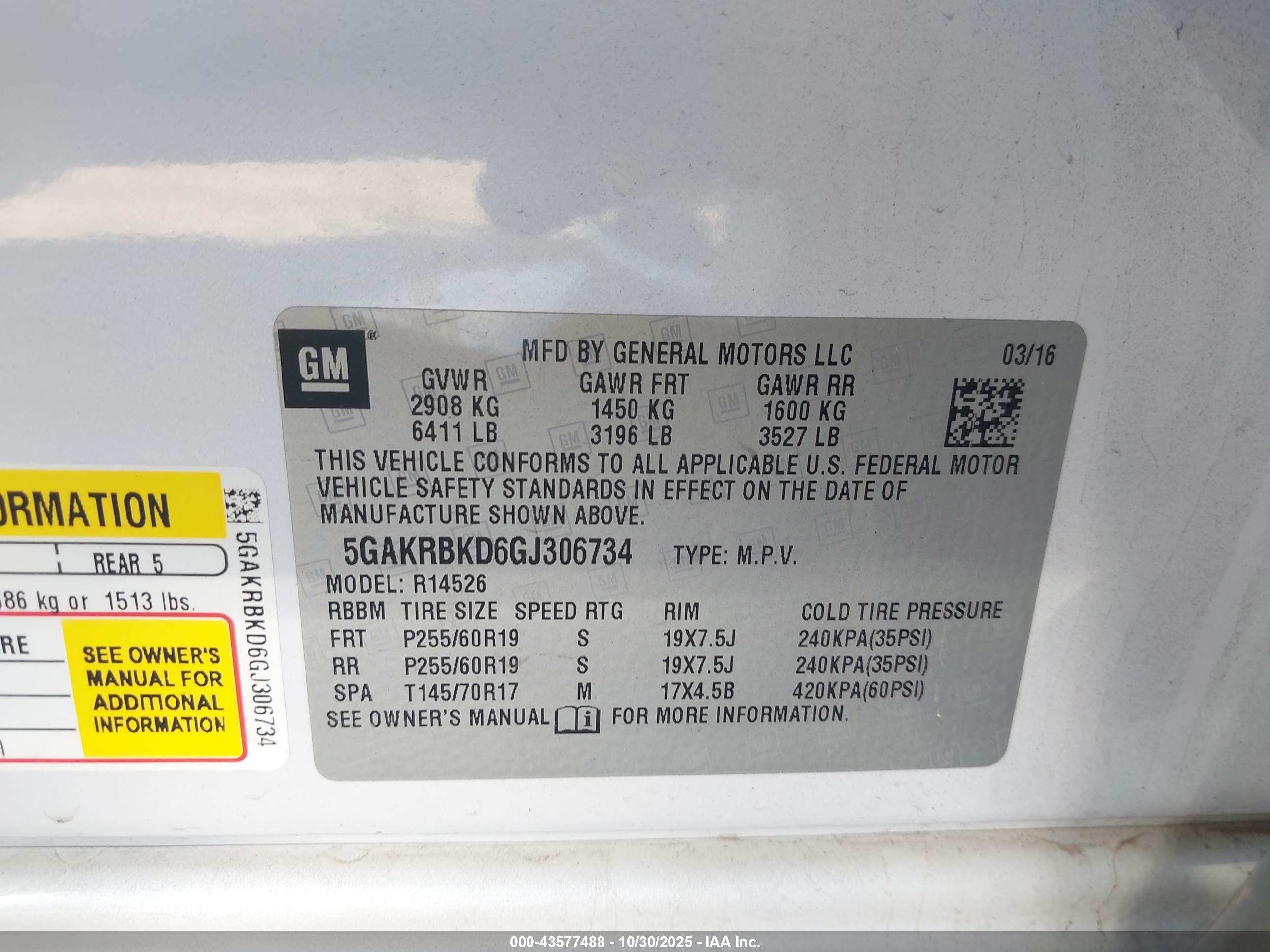 BUICK ENCLAVE image 9