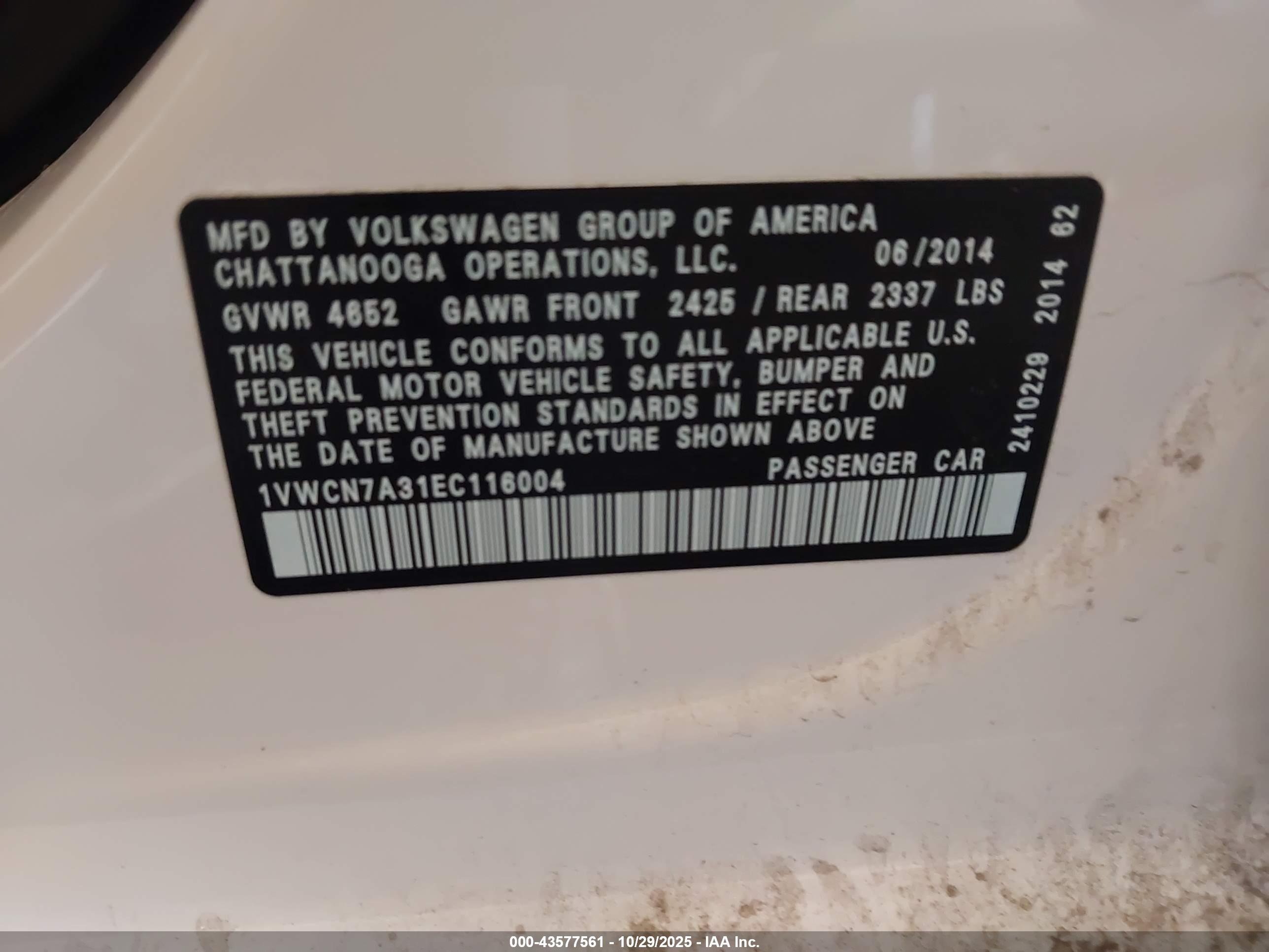VOLKSWAGEN PASSAT image 9