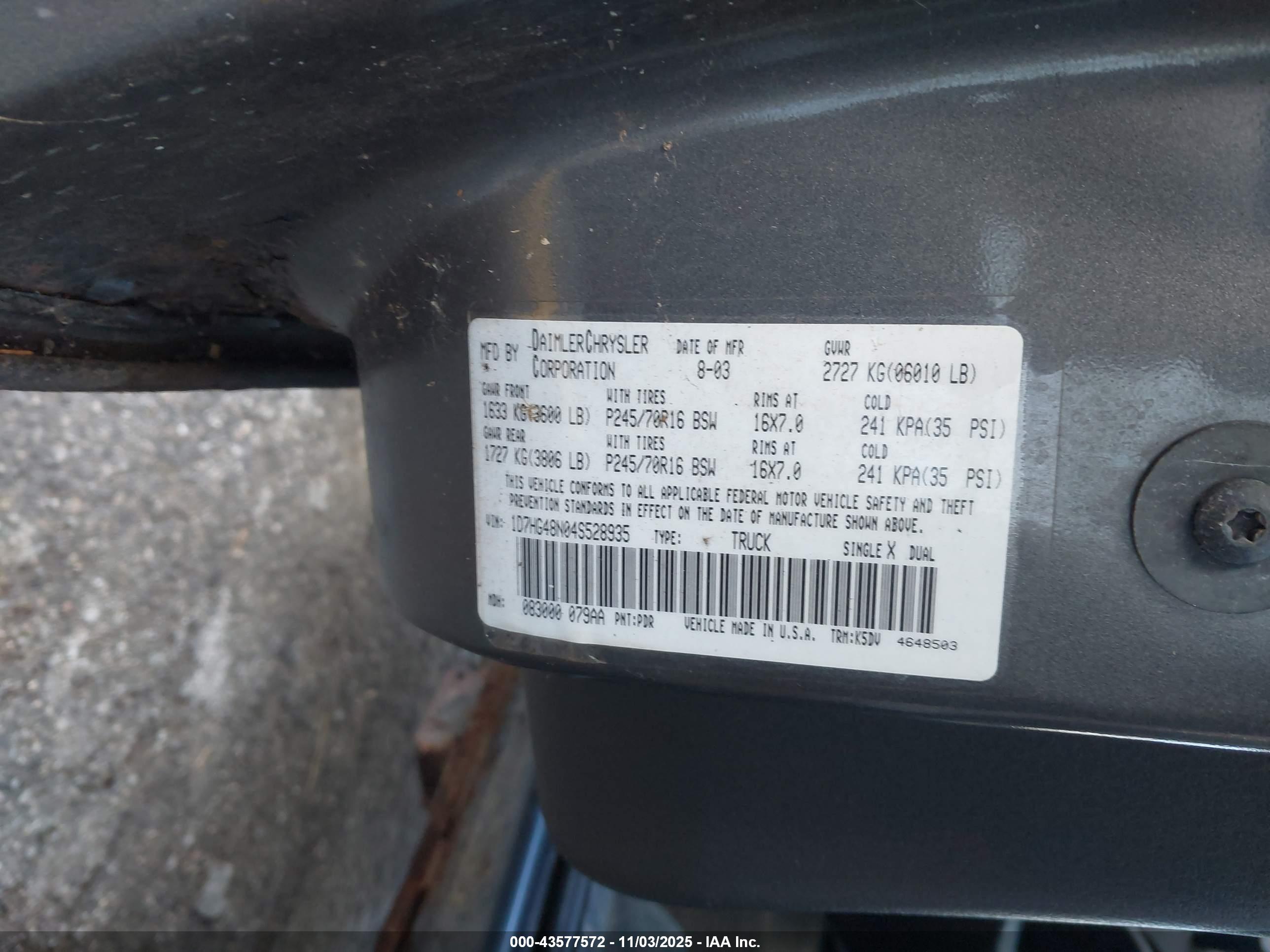 DODGE DAKOTA image 9
