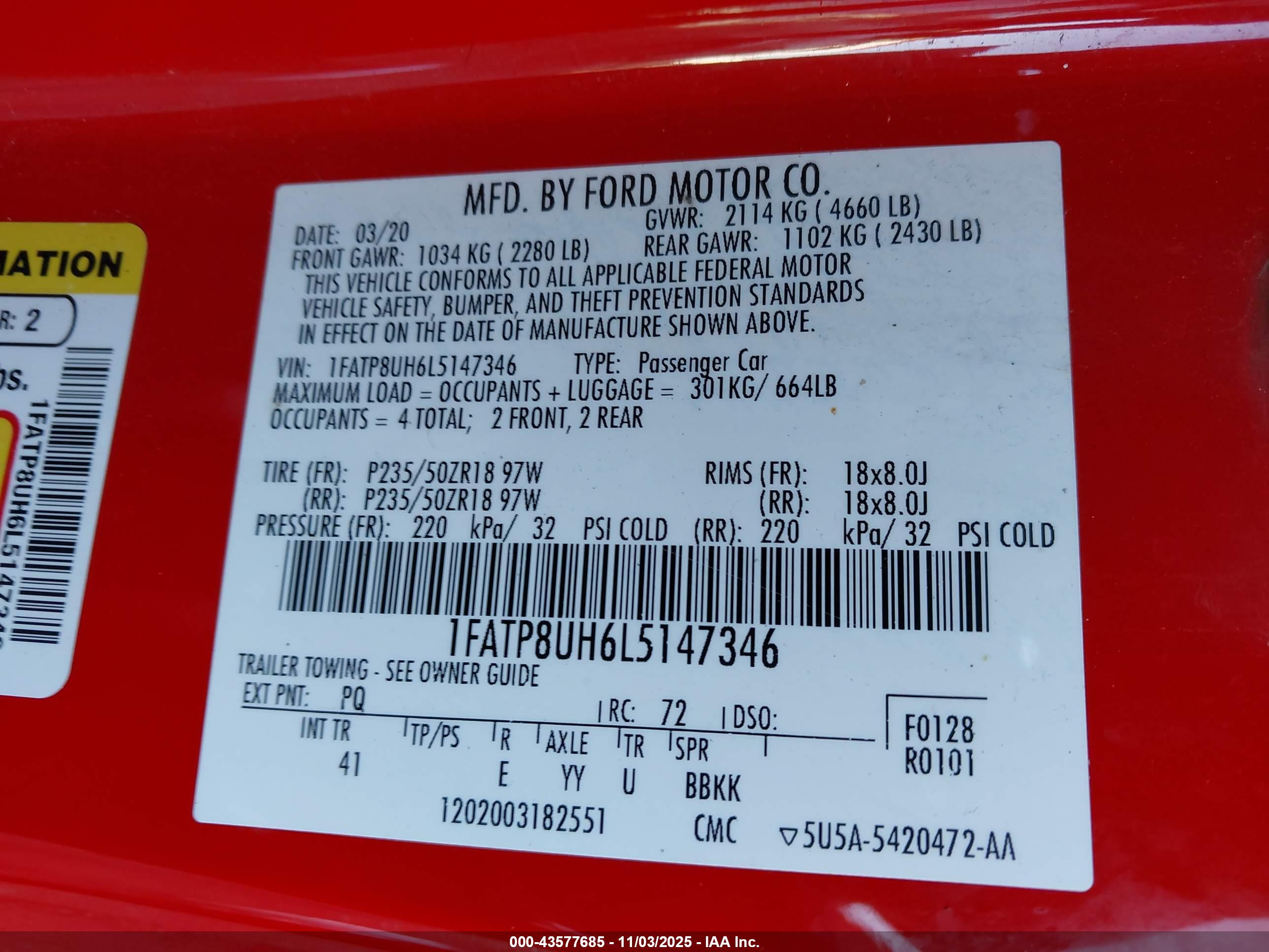 FORD MUSTANG image 9