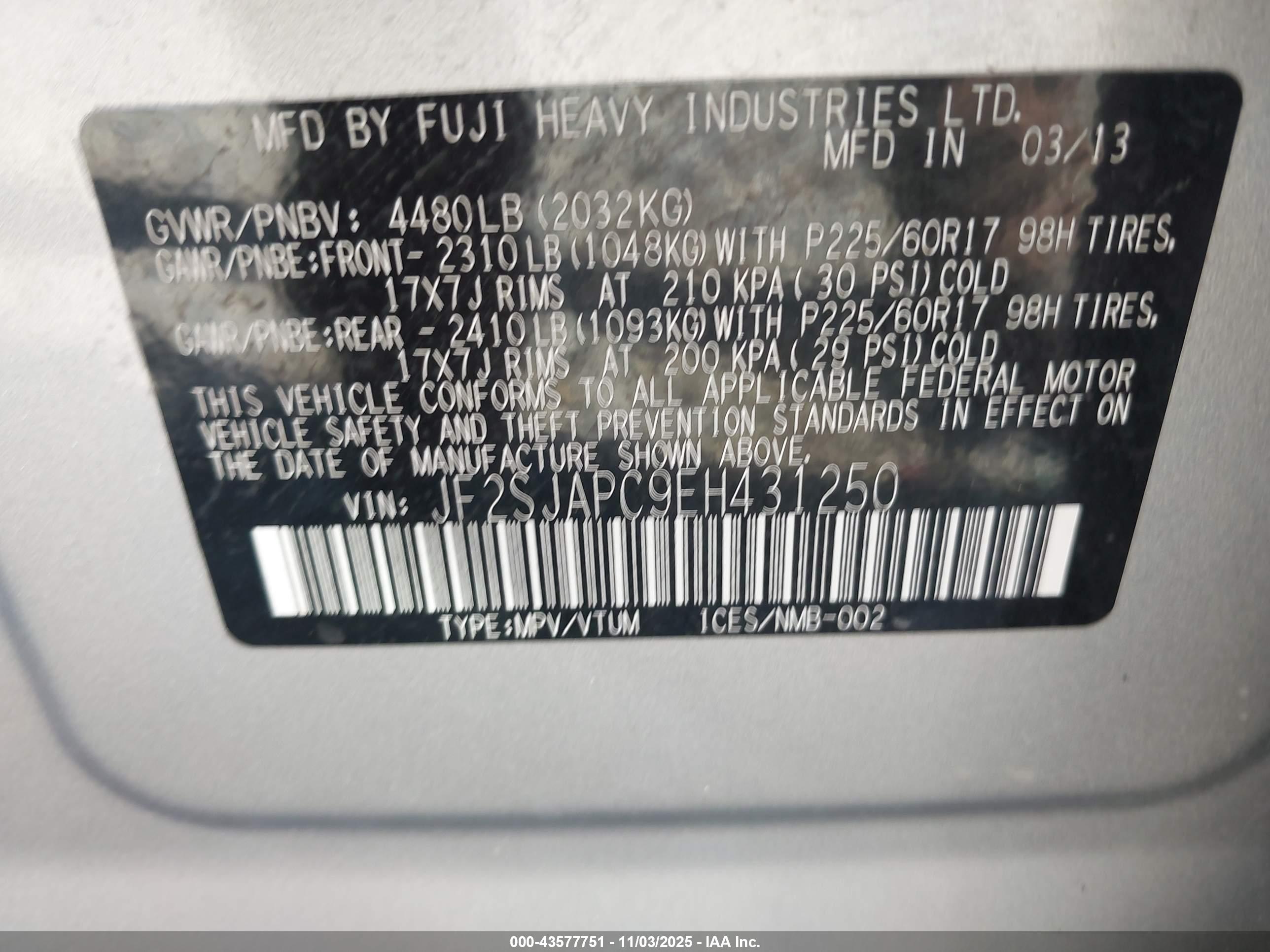 SUBARU FORESTER image 9