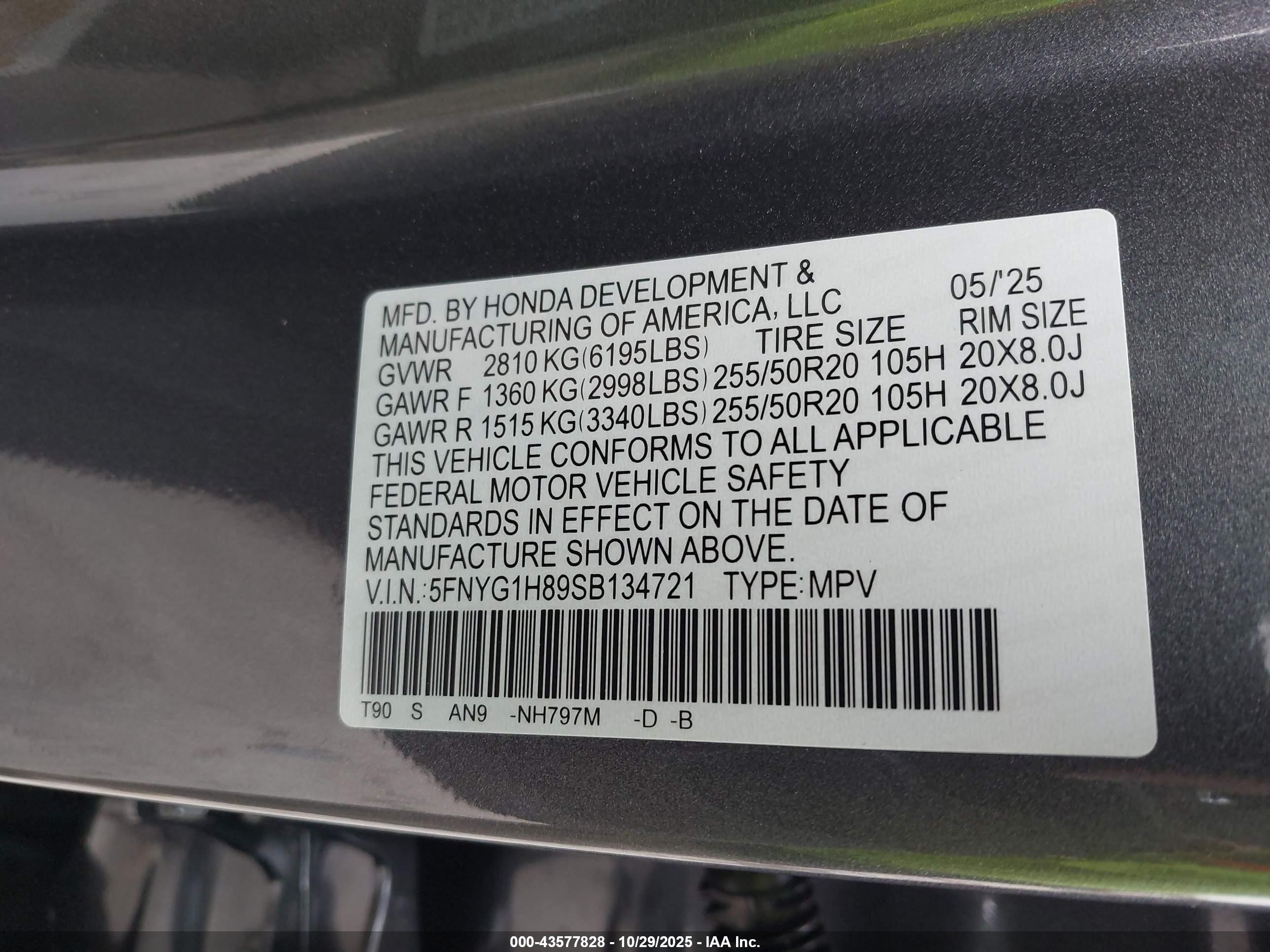 HONDA PILOT image 9