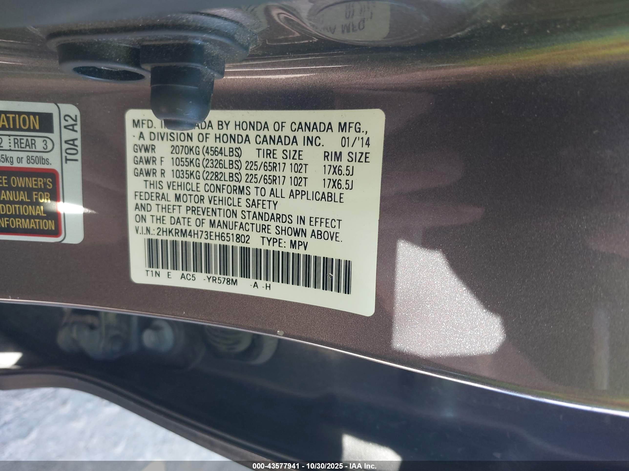 HONDA CR-V image 9
