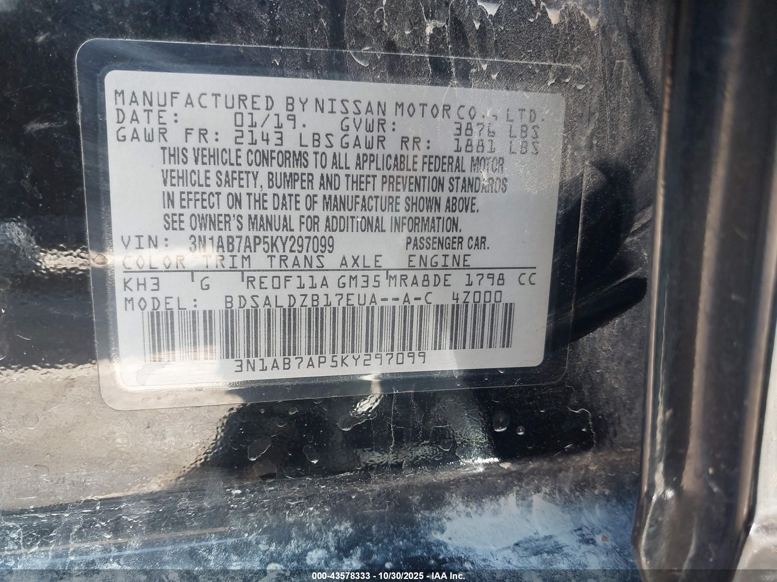 NISSAN SENTRA image 9