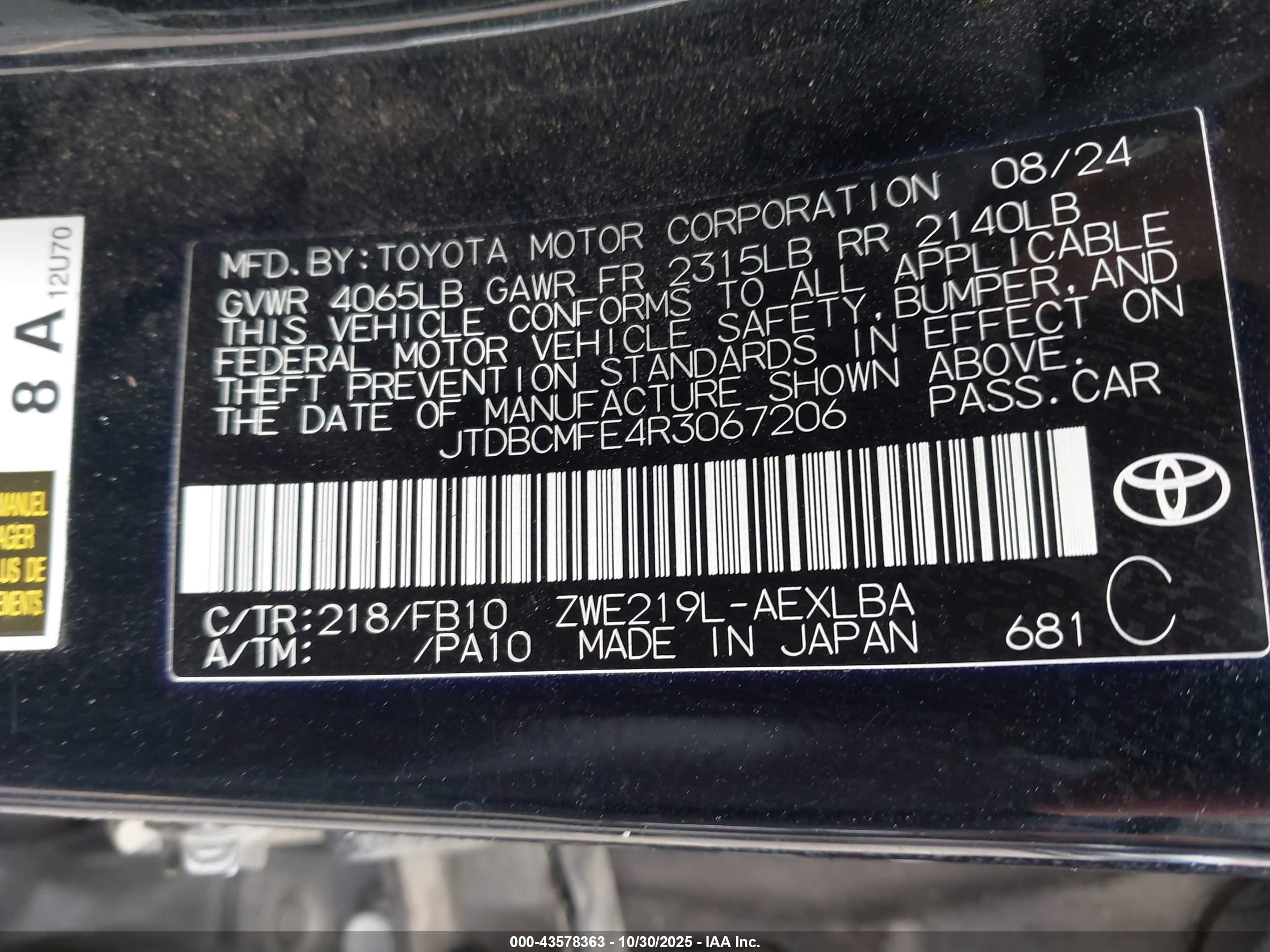 TOYOTA COROLLA image 9