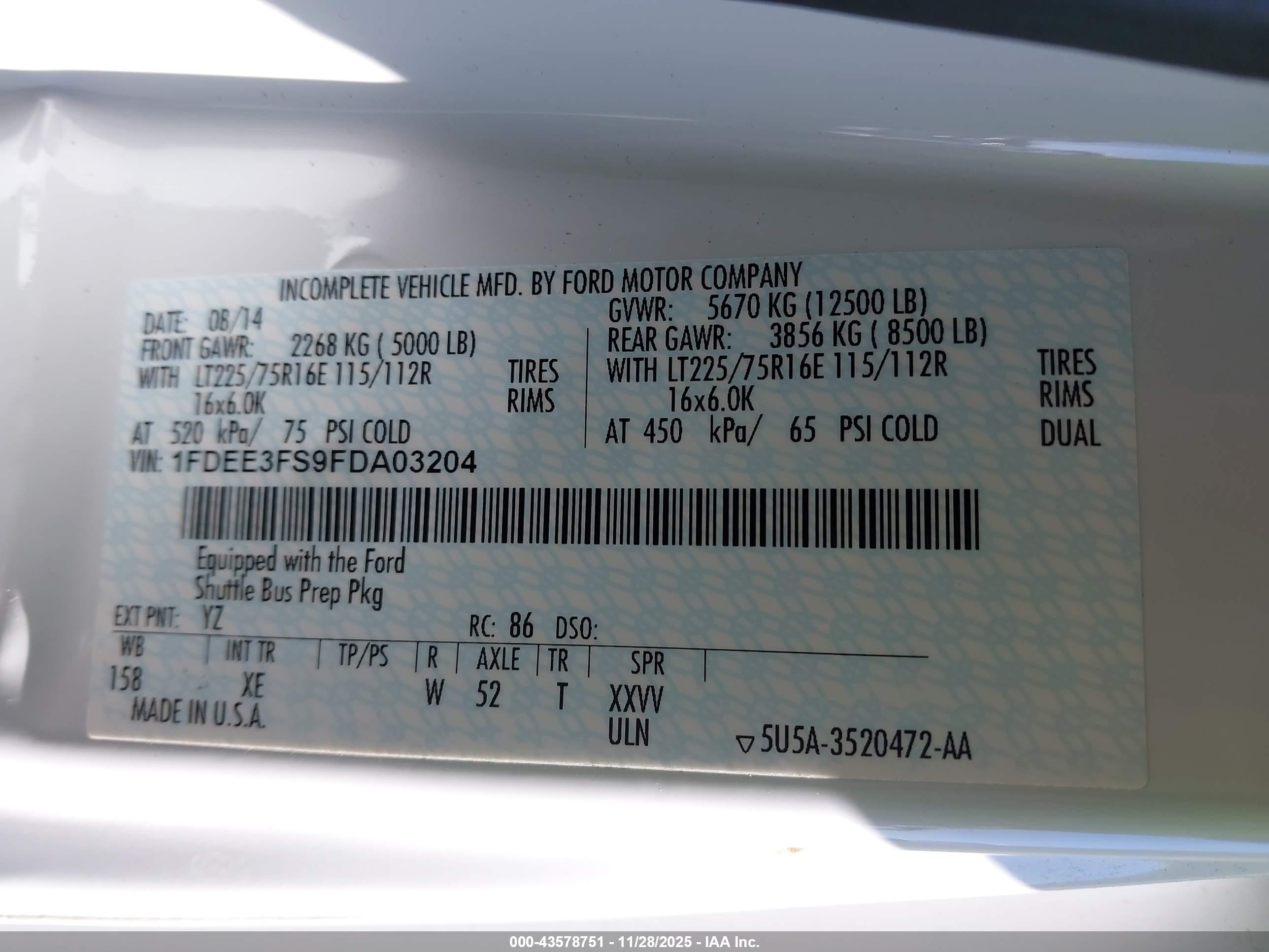 FORD E-350 image 9