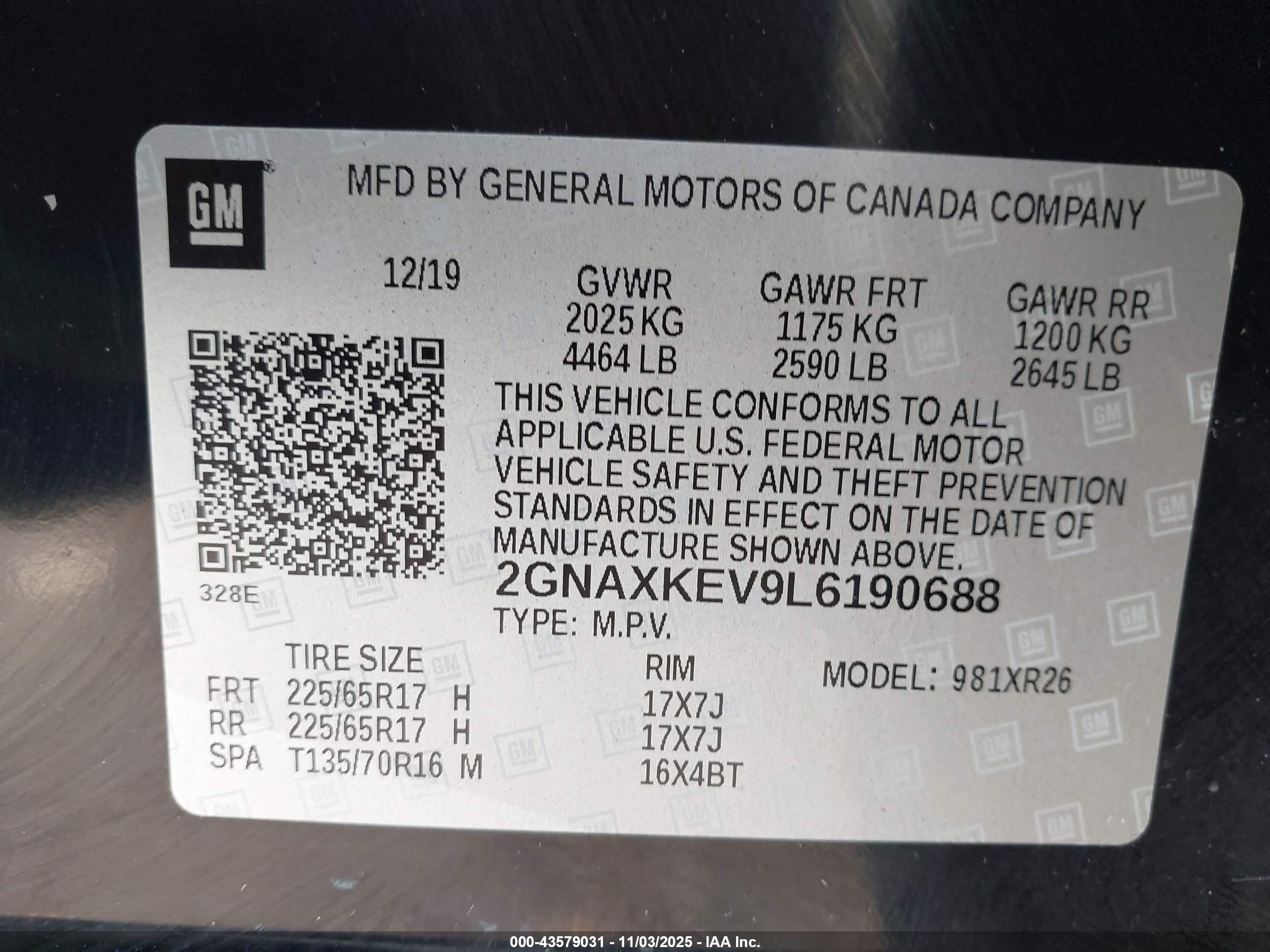 CHEVROLET EQUINOX image 9