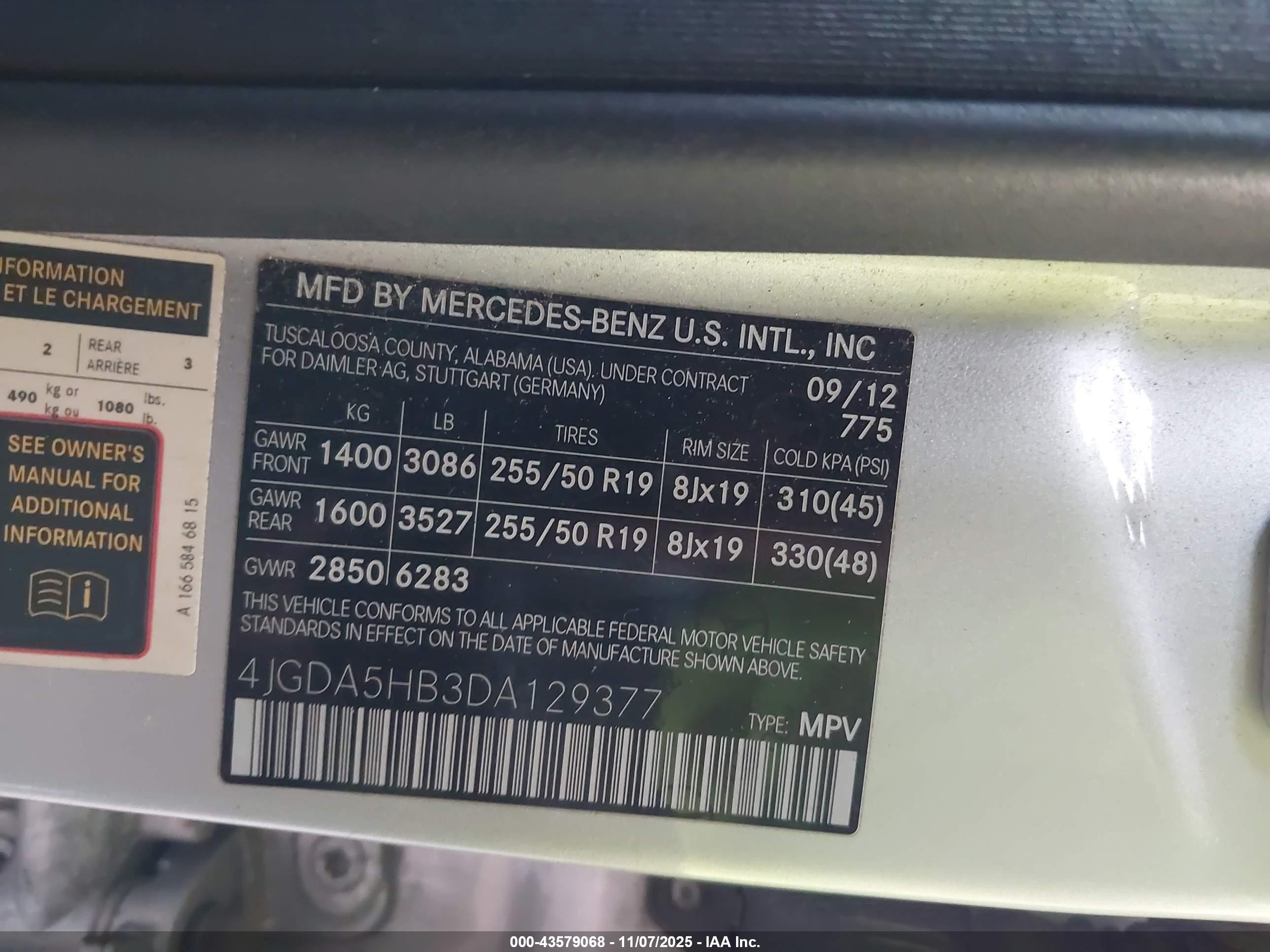 MERCEDES-BENZ ML image 9