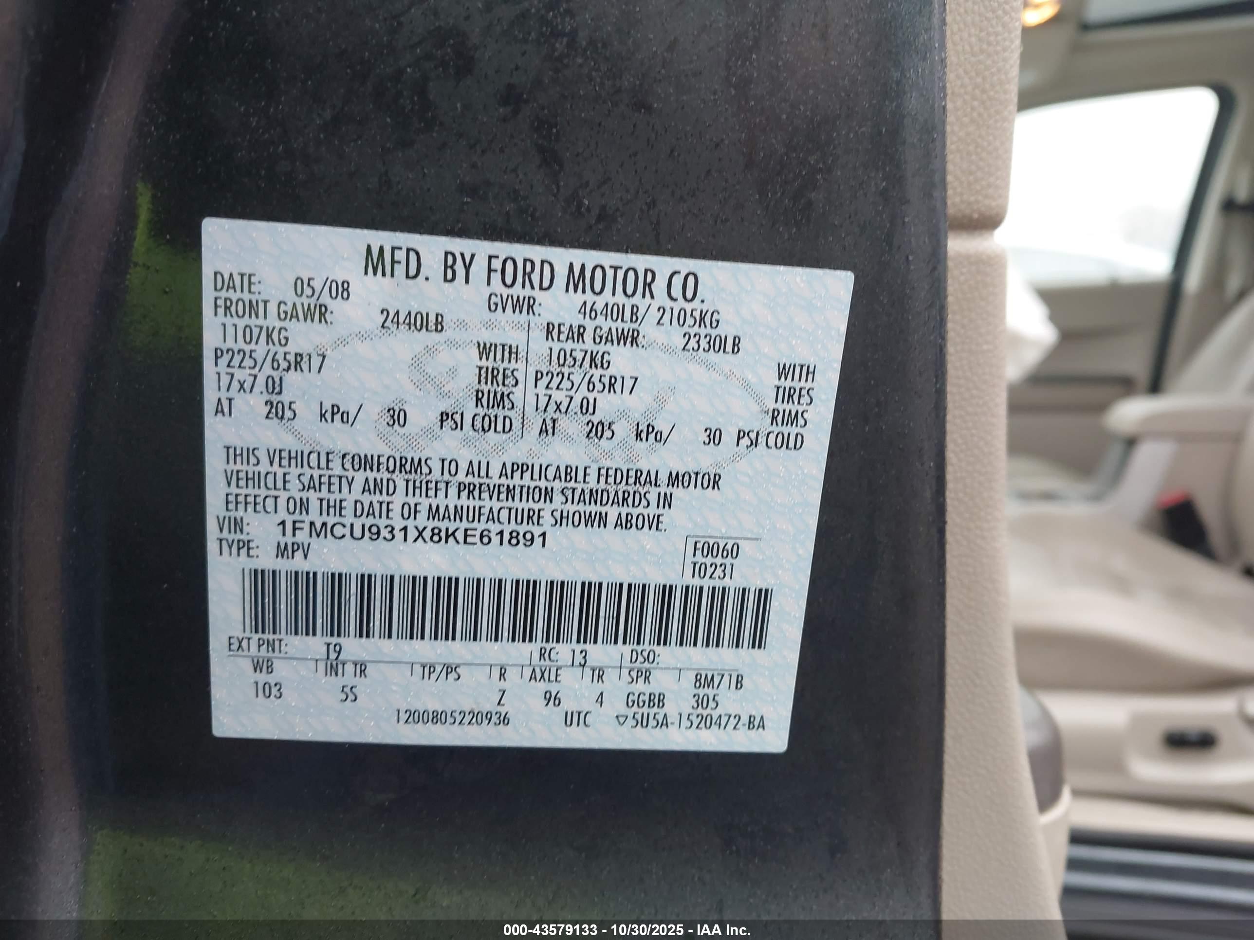 FORD ESCAPE image 9