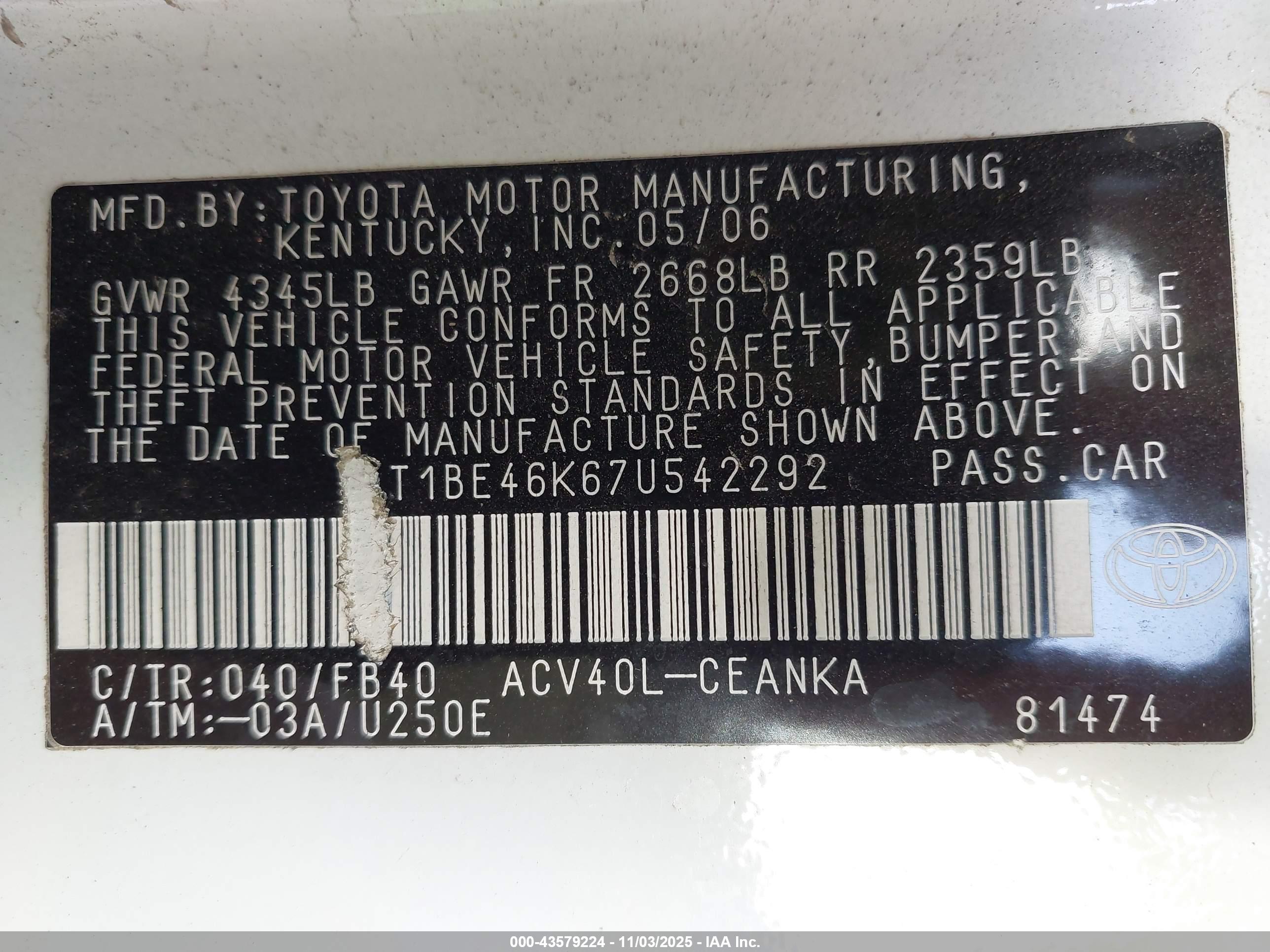 TOYOTA CAMRY image 9
