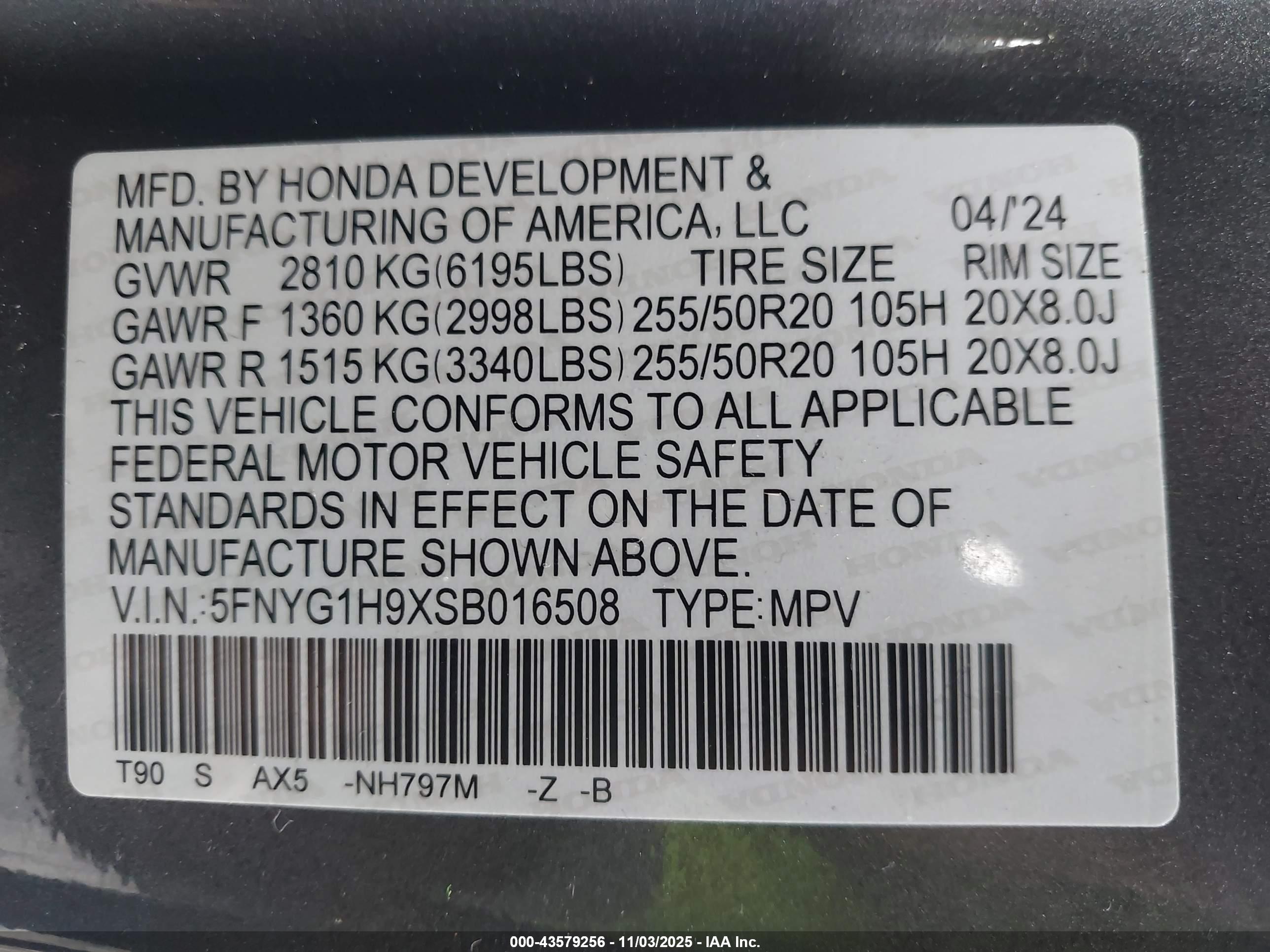 HONDA PILOT image 9