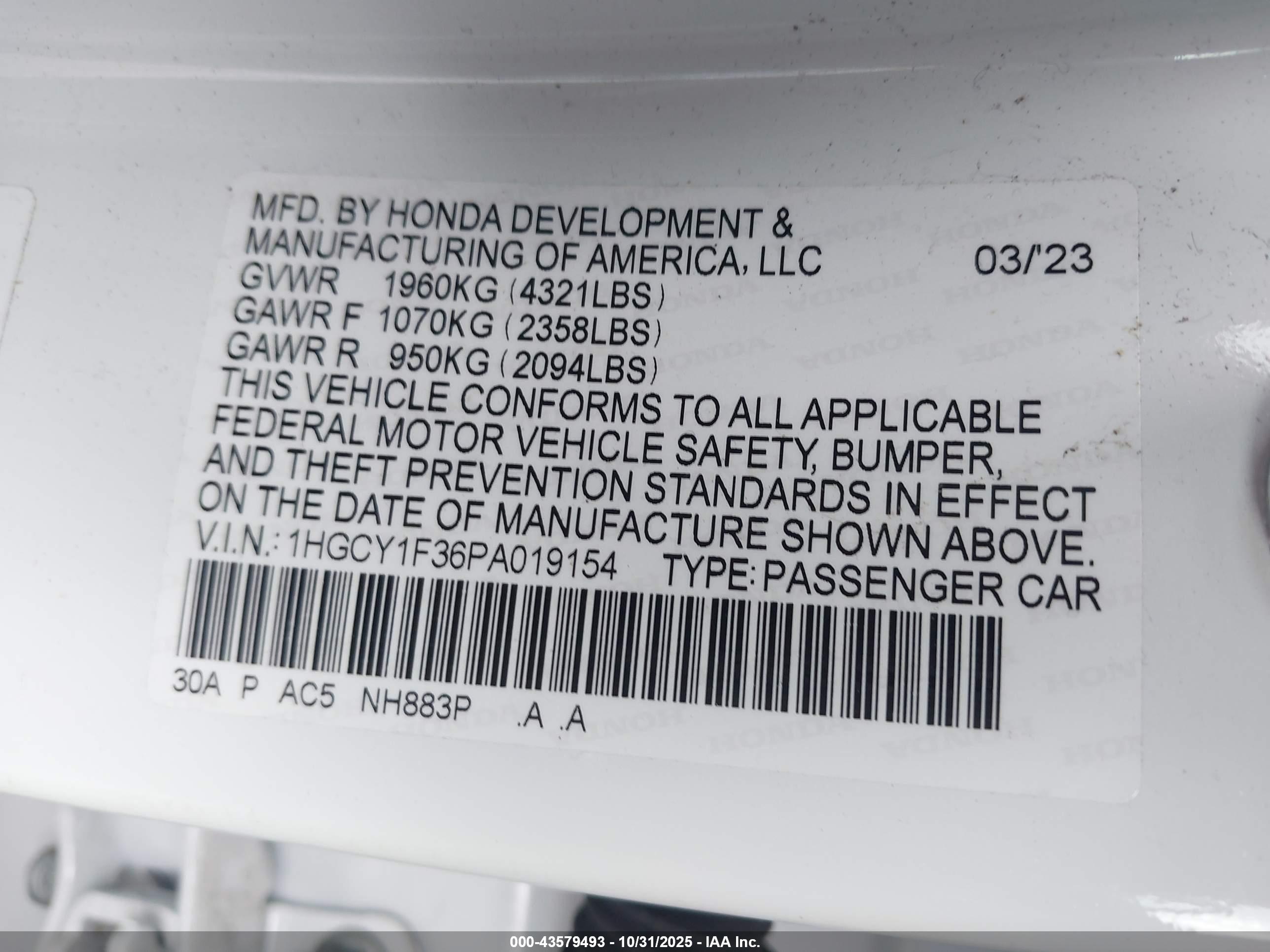 HONDA ACCORD image 9
