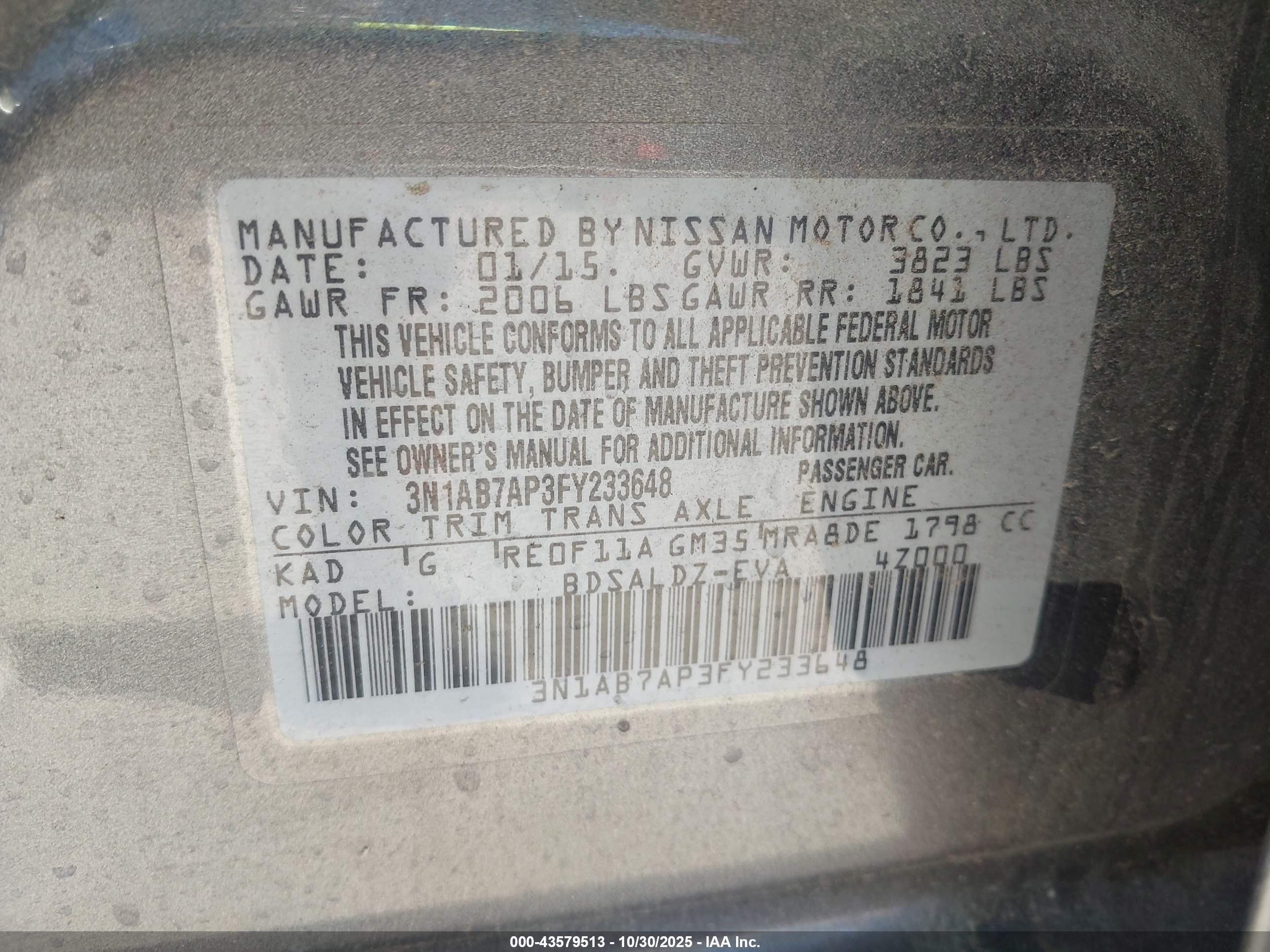 NISSAN SENTRA image 9