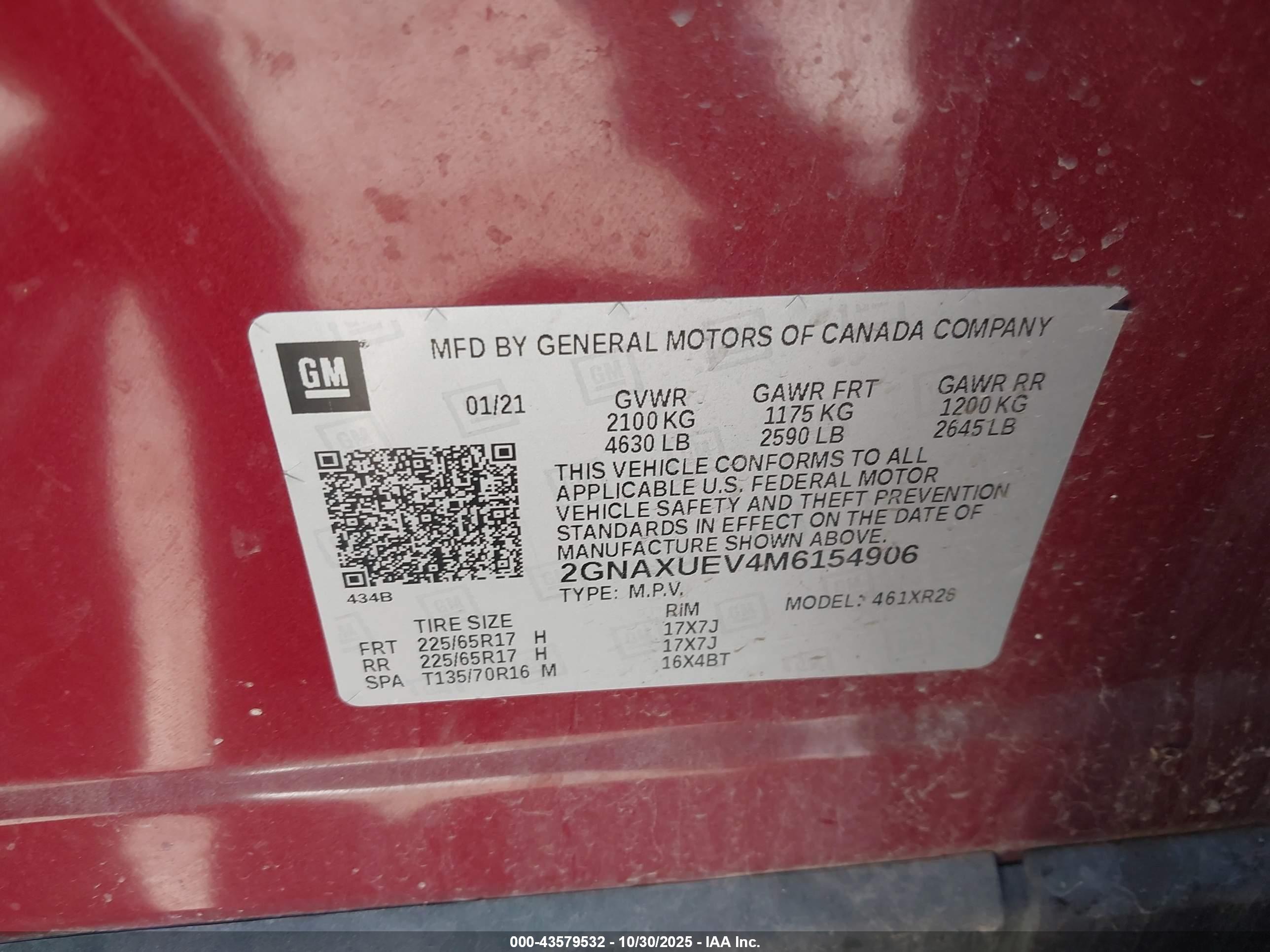 CHEVROLET EQUINOX image 9