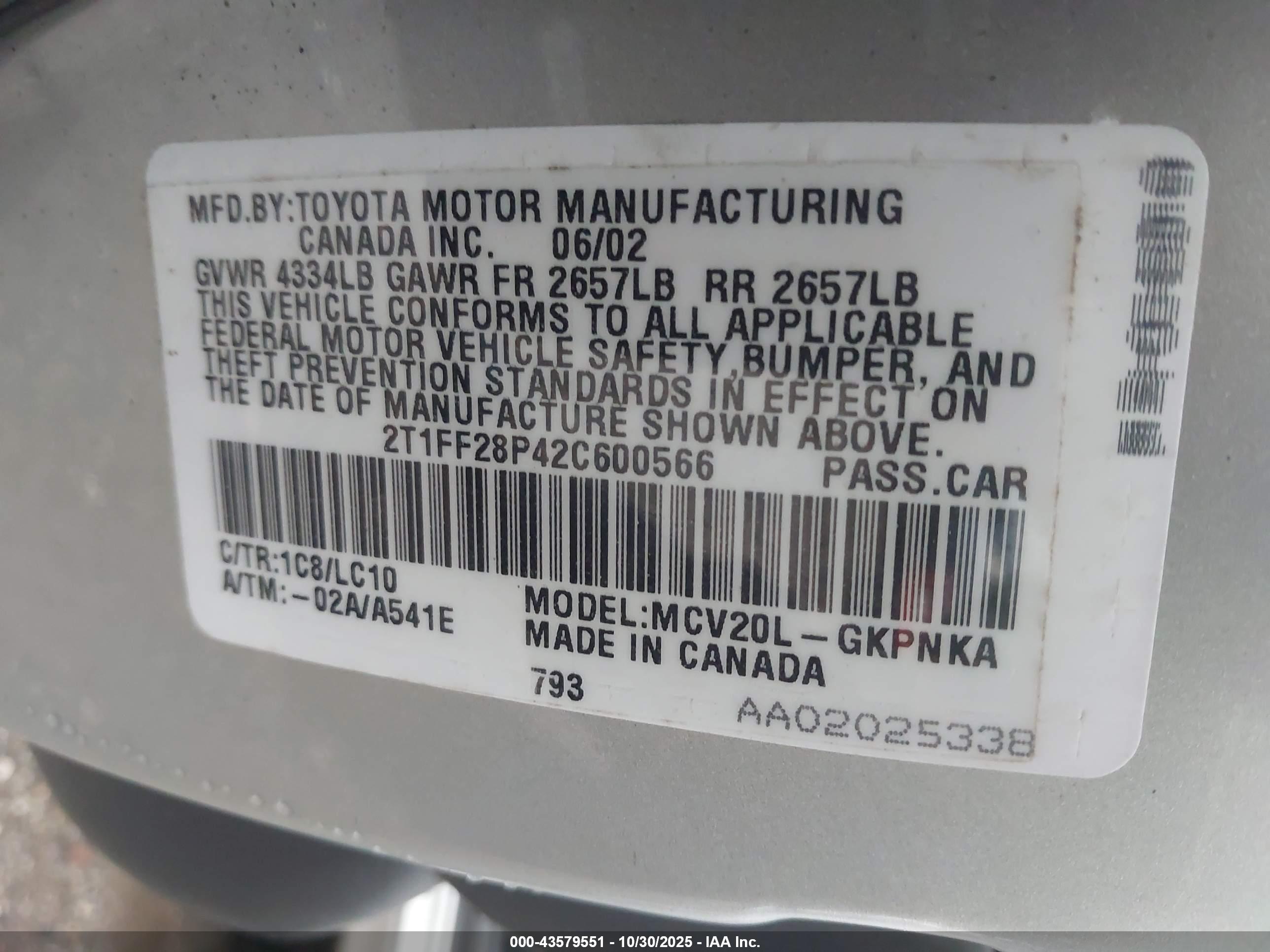 TOYOTA CAMRY image 9