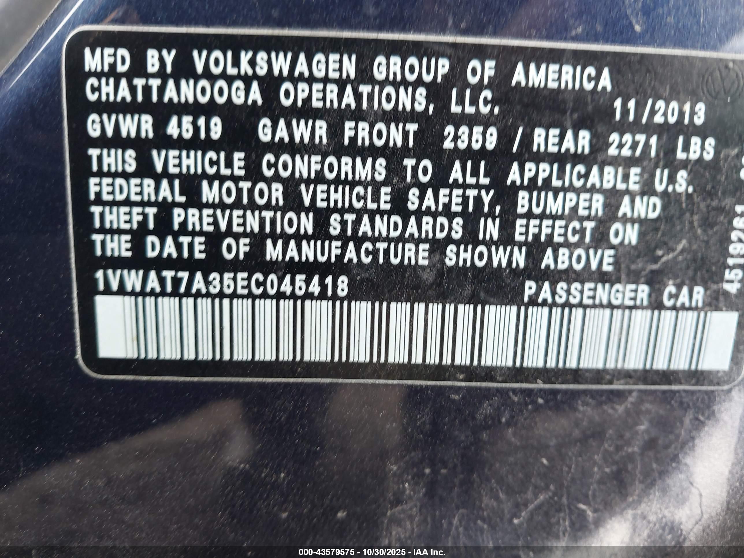 VOLKSWAGEN PASSAT image 9