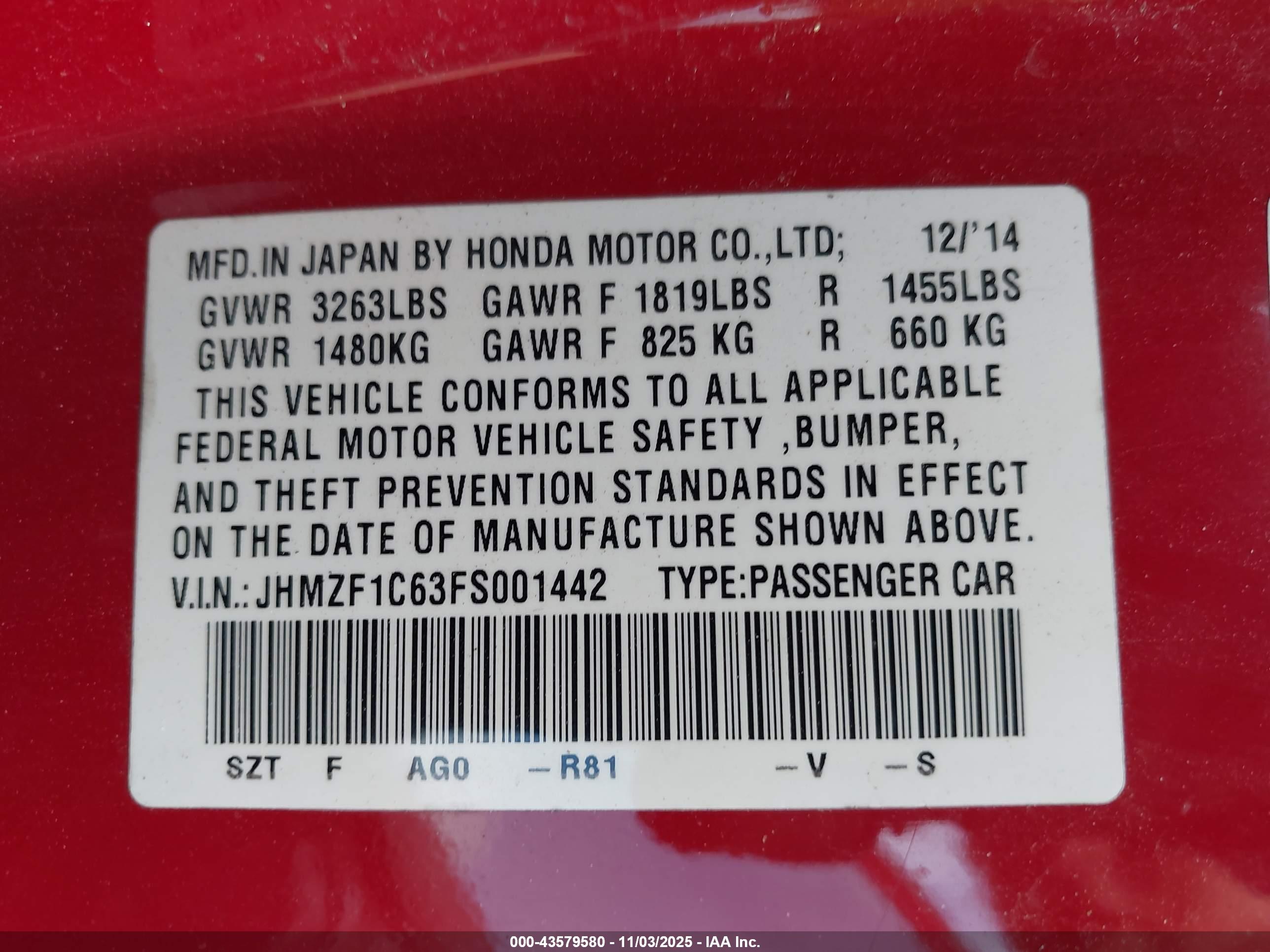 HONDA CR-Z image 9