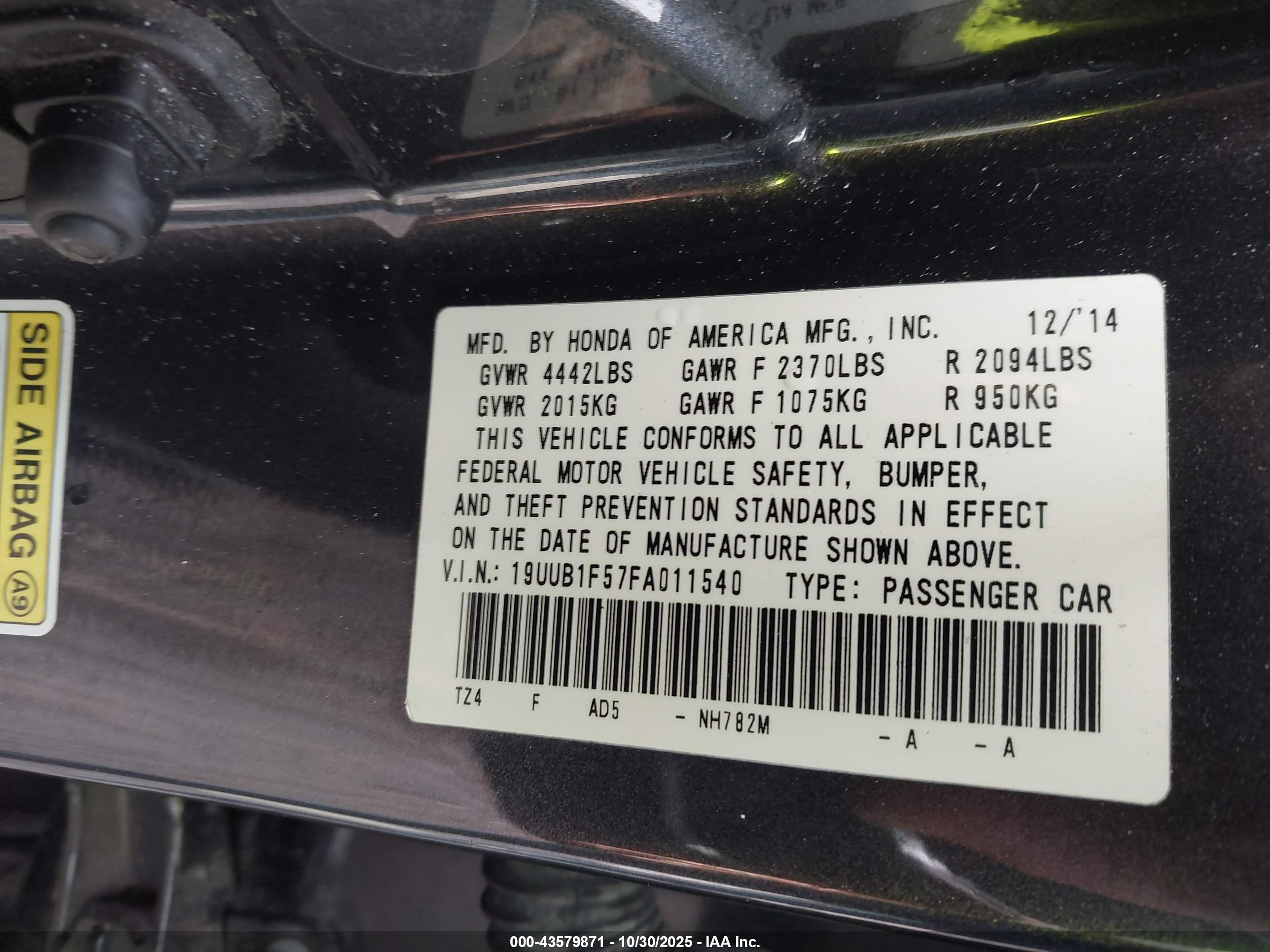ACURA TLX image 9