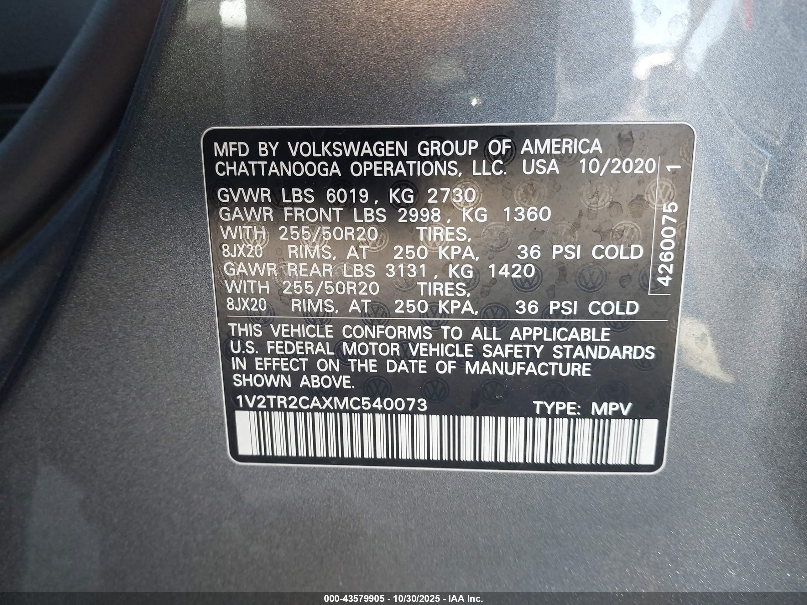 VOLKSWAGEN ATLAS image 9