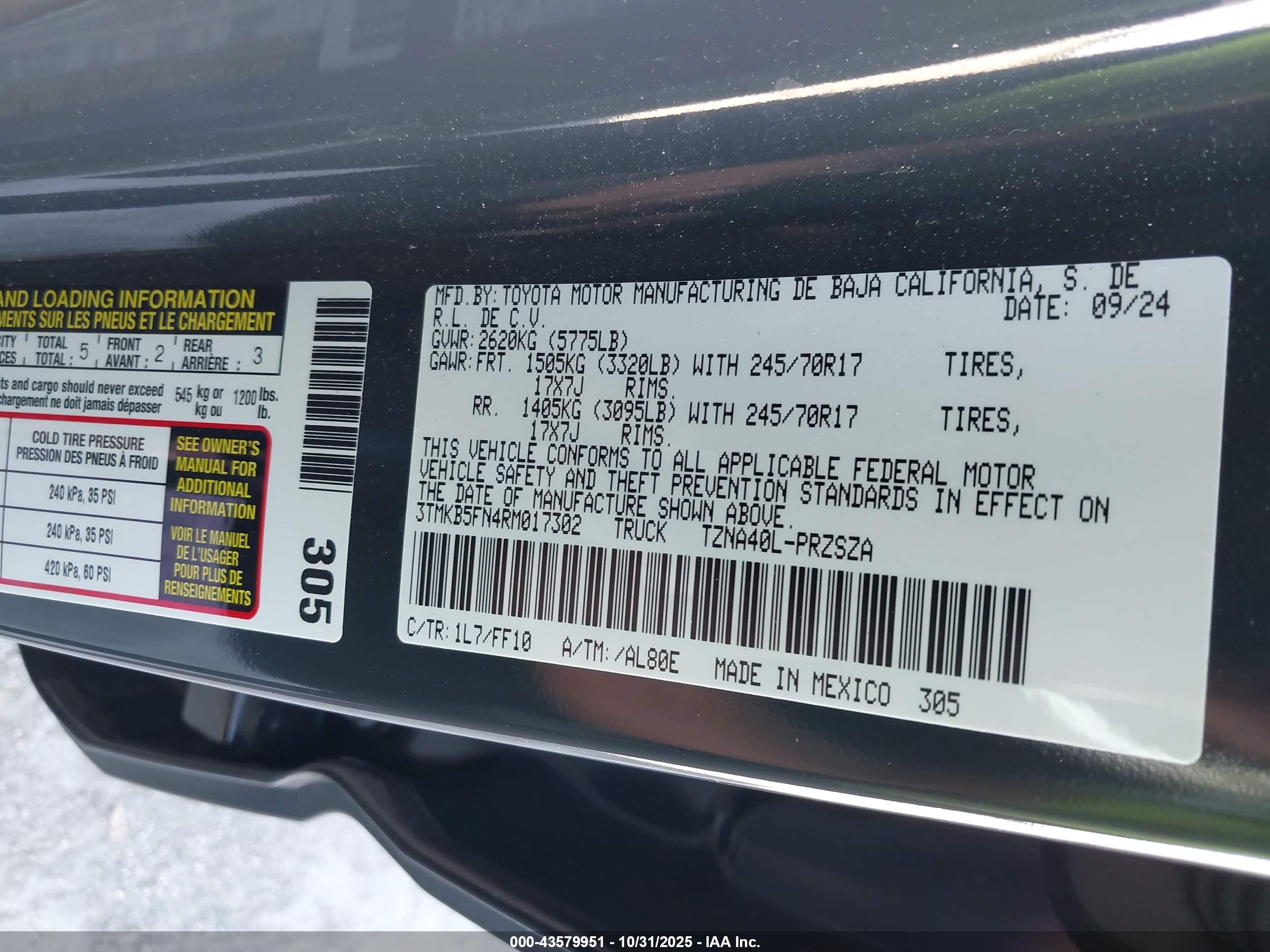 TOYOTA TACOMA image 9
