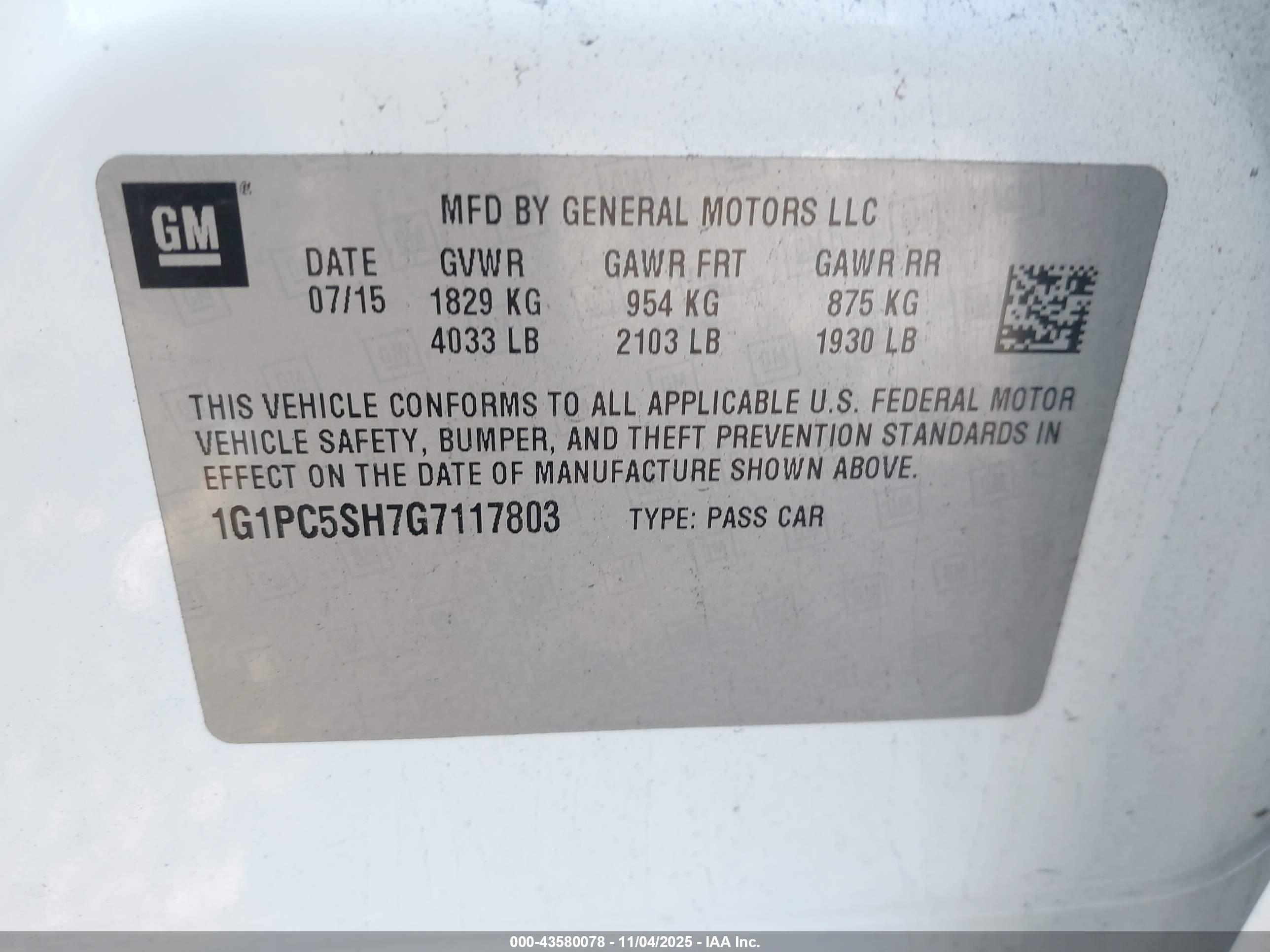 CHEVROLET CRUZE image 9