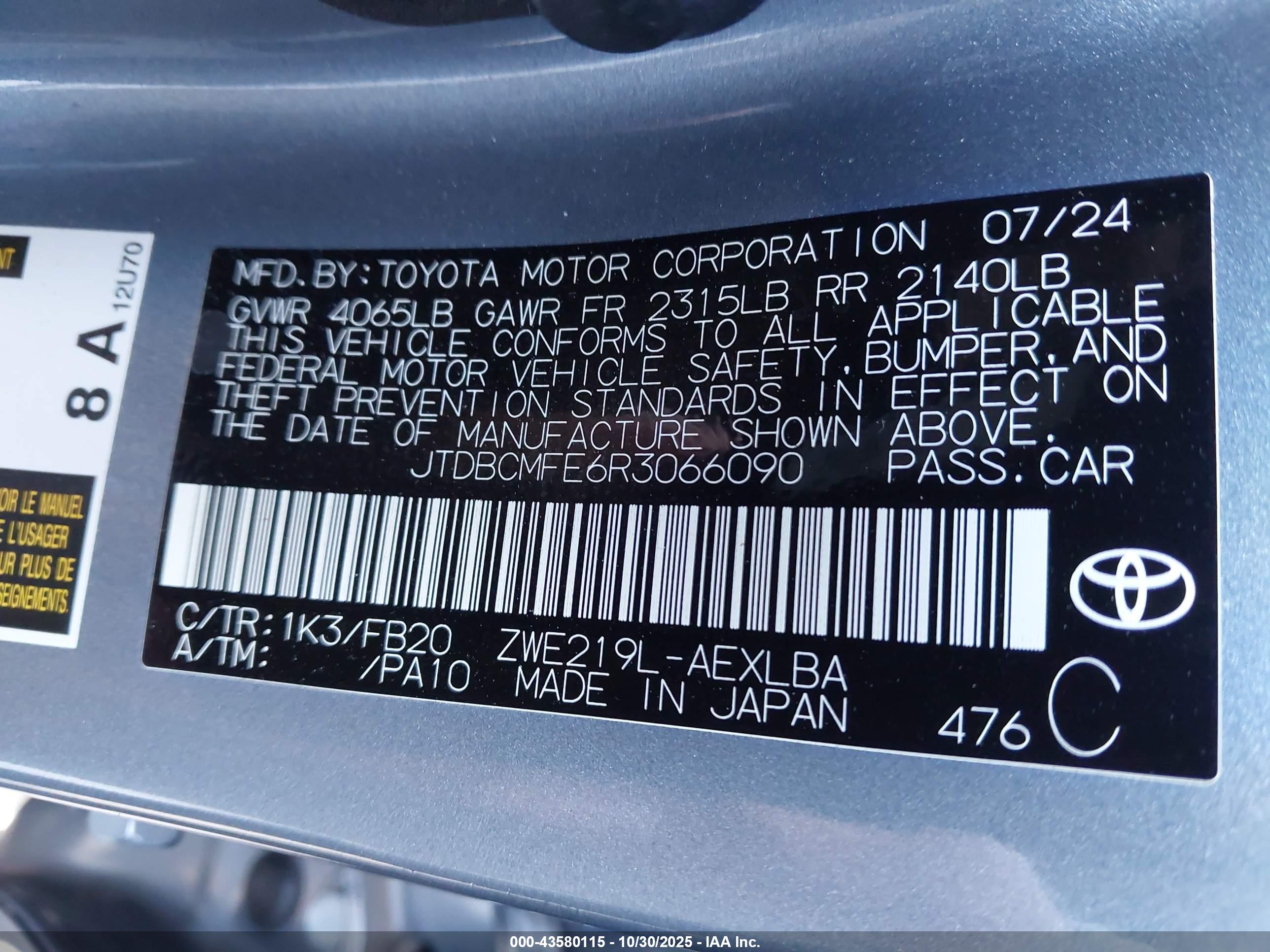TOYOTA COROLLA image 9