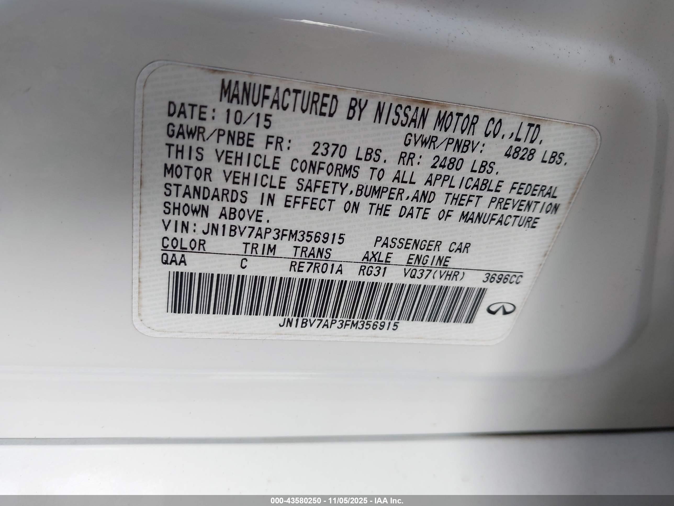INFINITI Q50 image 9