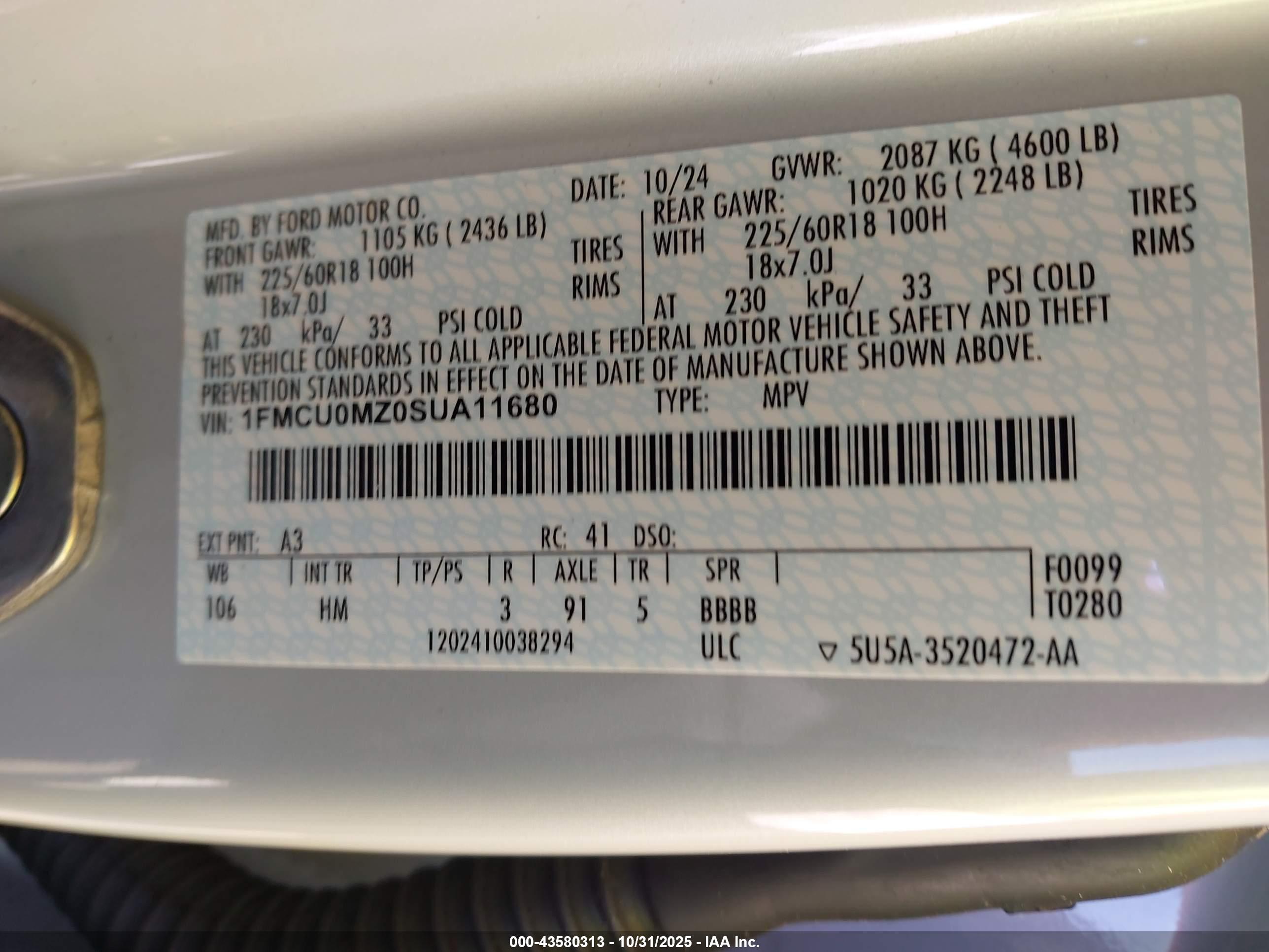 FORD ESCAPE image 9