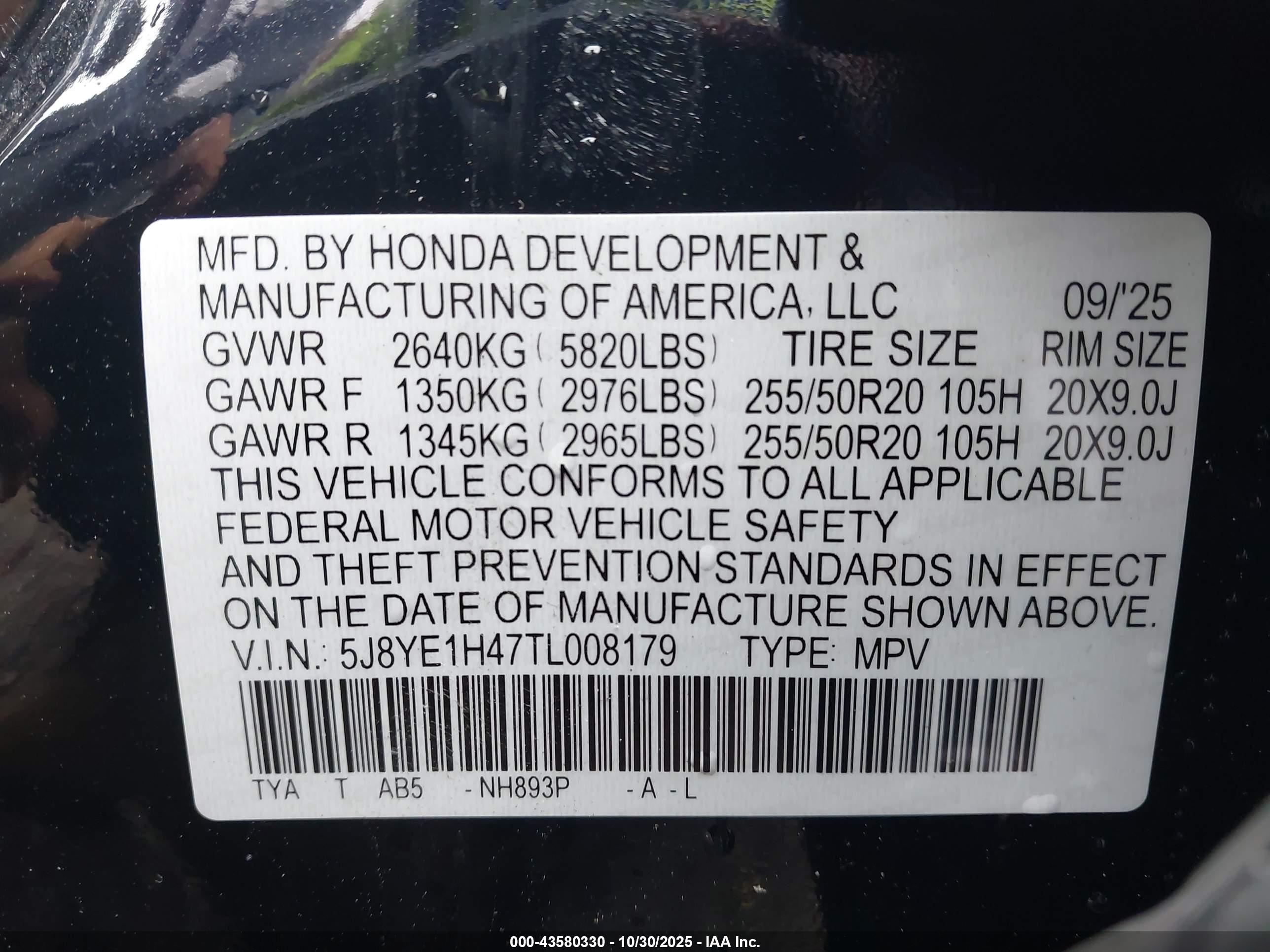 ACURA MDX image 9