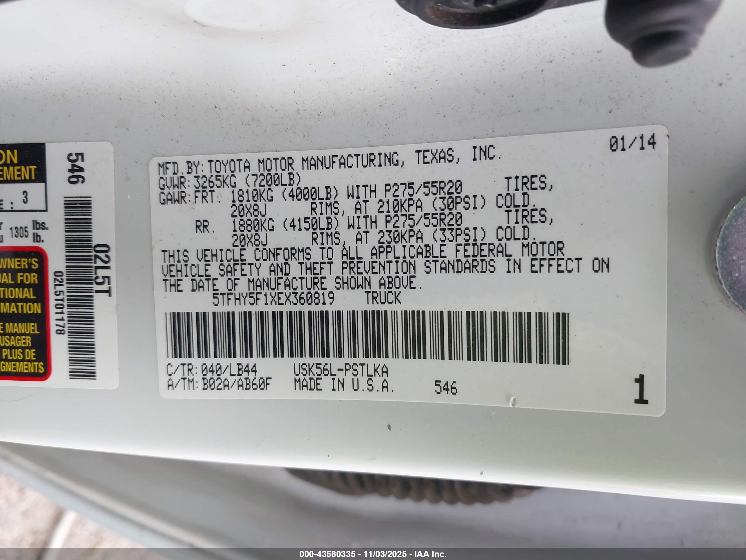 TOYOTA TUNDRA image 9