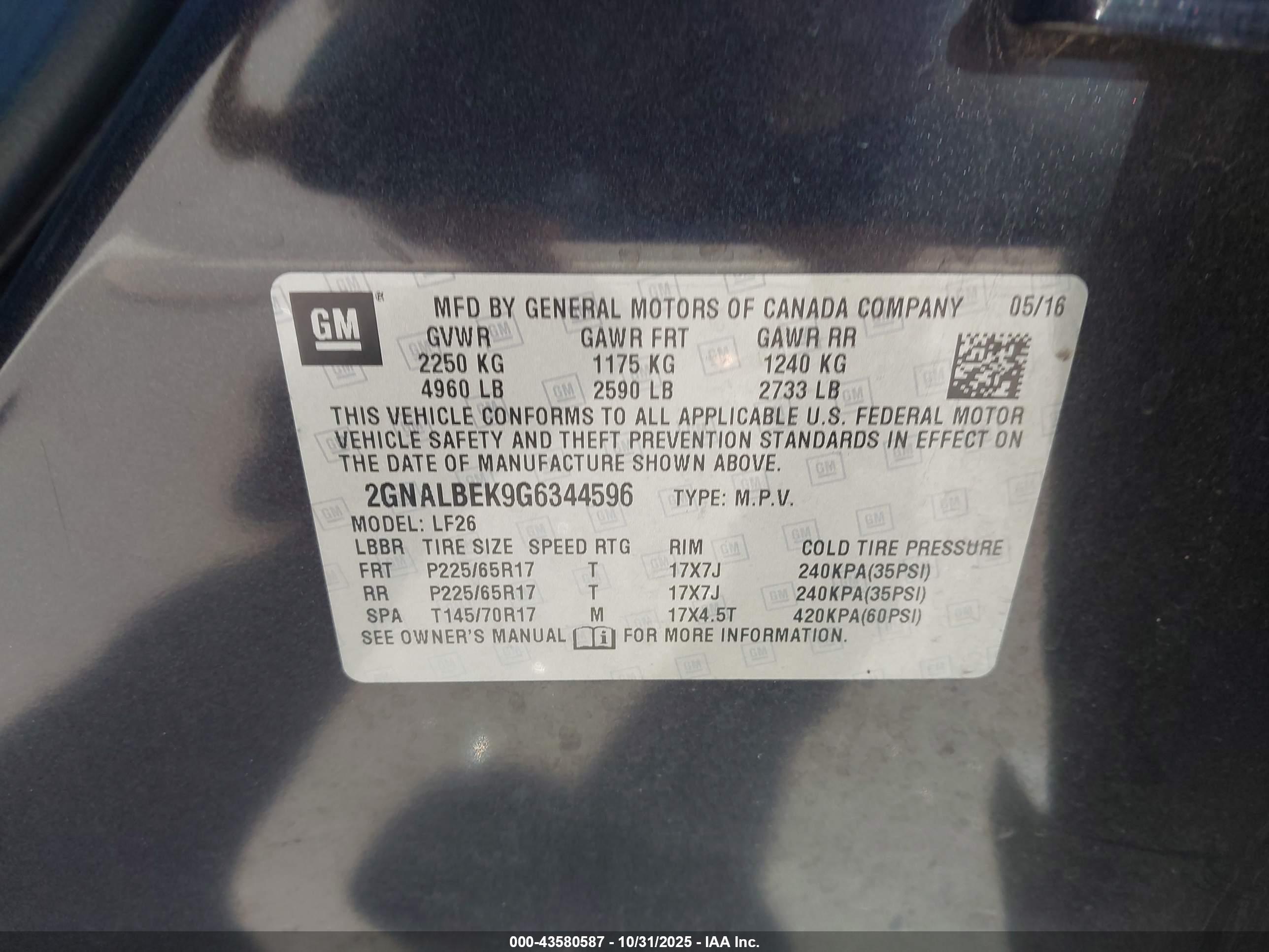 CHEVROLET EQUINOX image 9