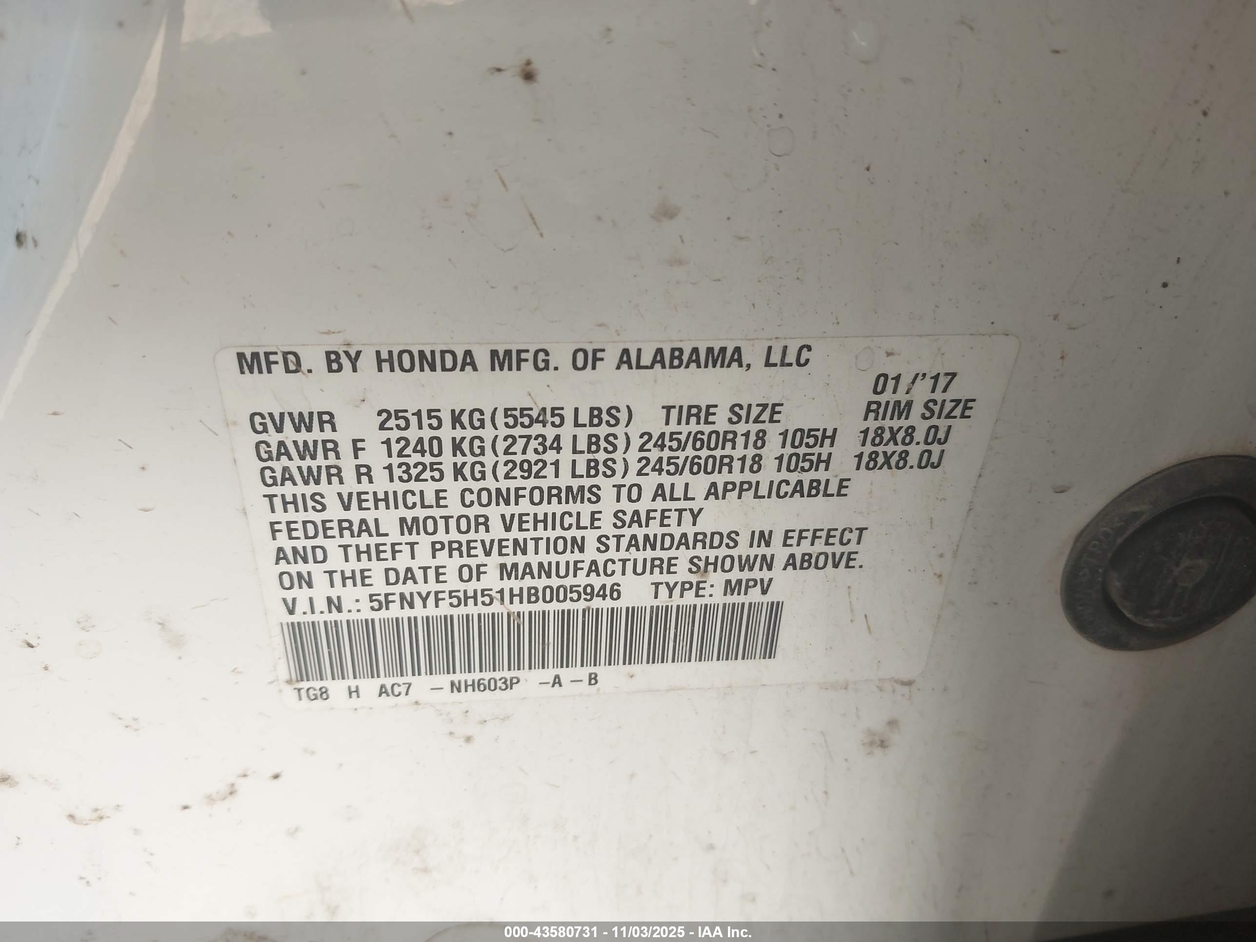 HONDA PILOT image 9