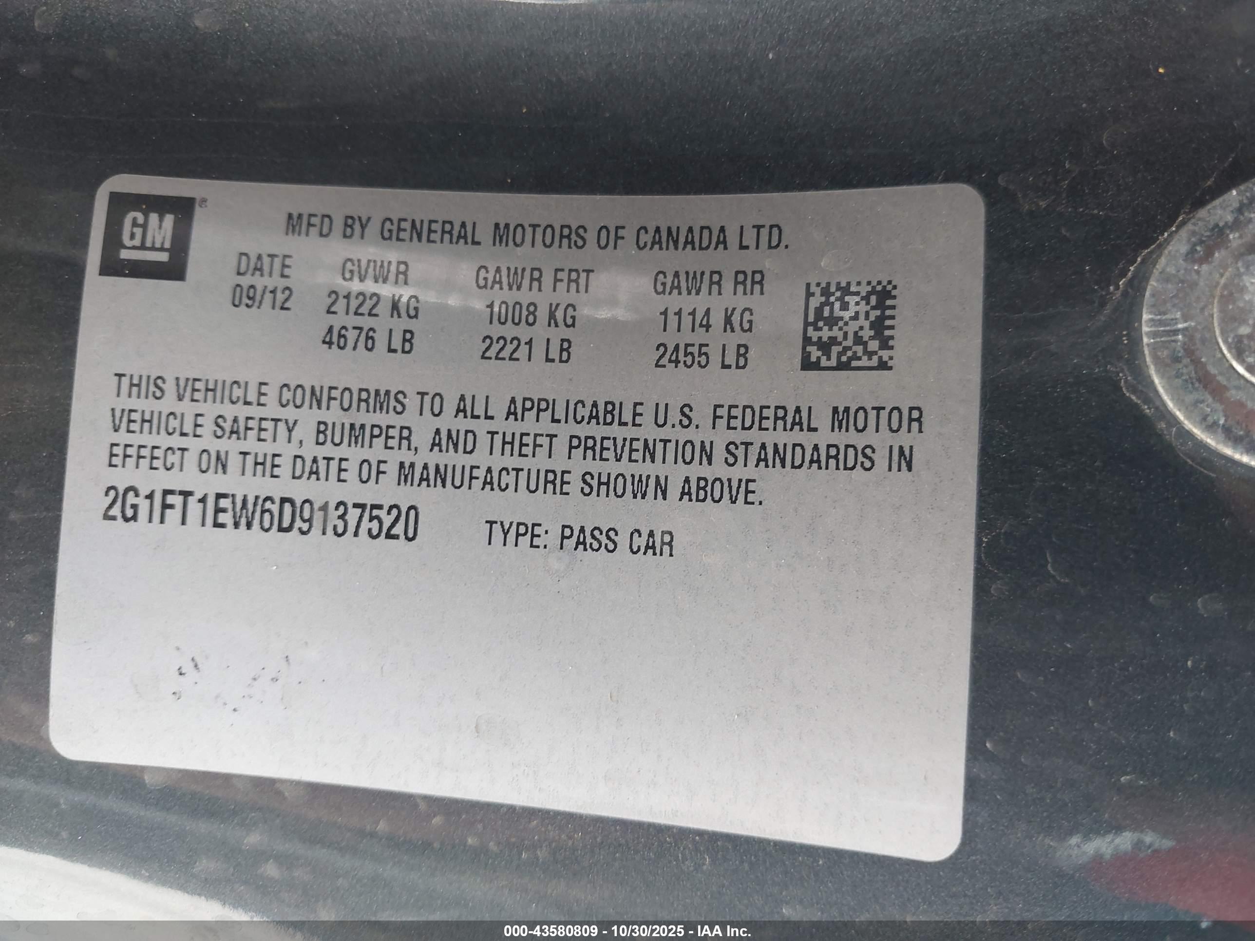 CHEVROLET CAMARO image 9