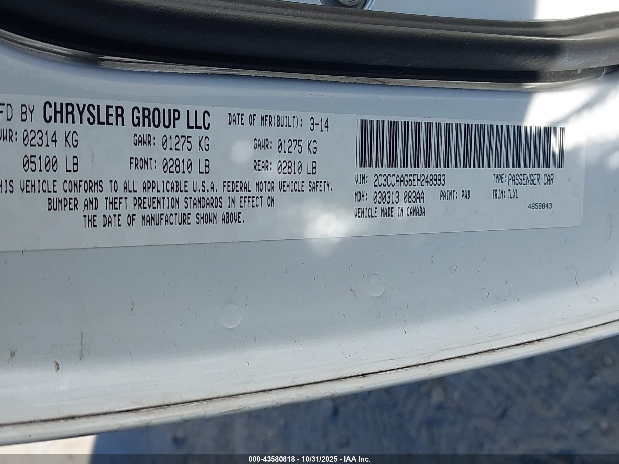 CHRYSLER 300 image 9
