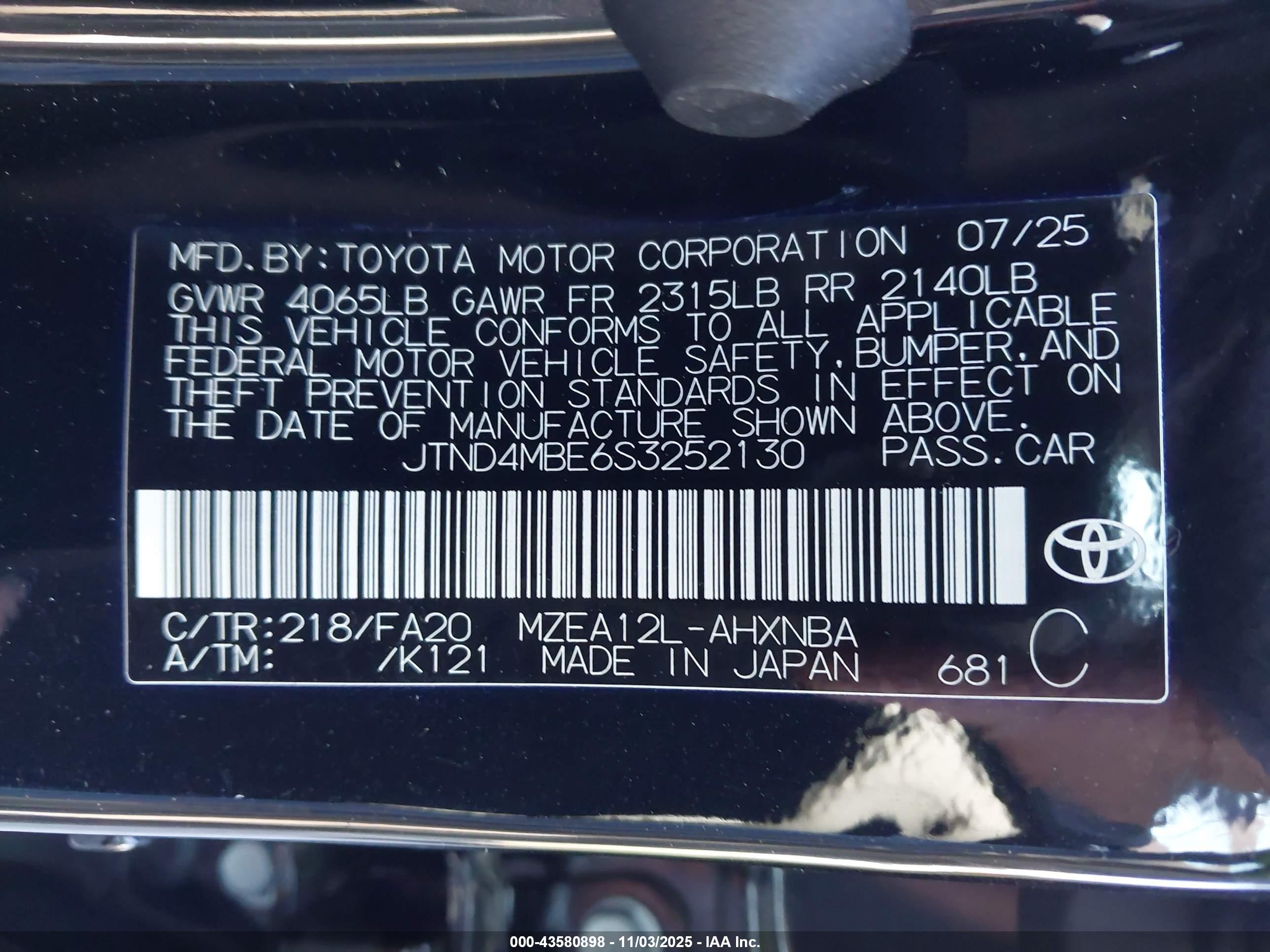 TOYOTA COROLLA image 9