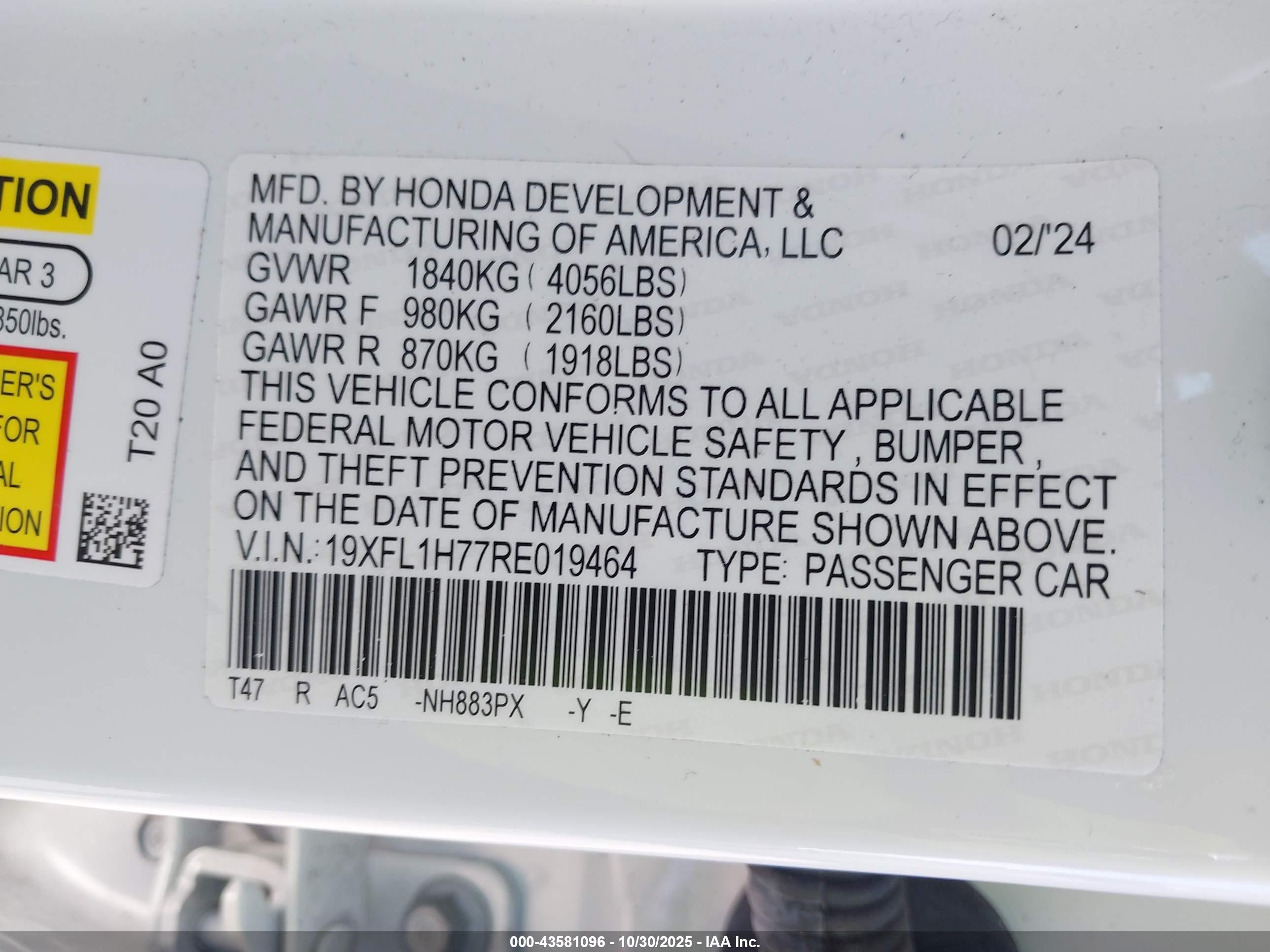 HONDA CIVIC image 9