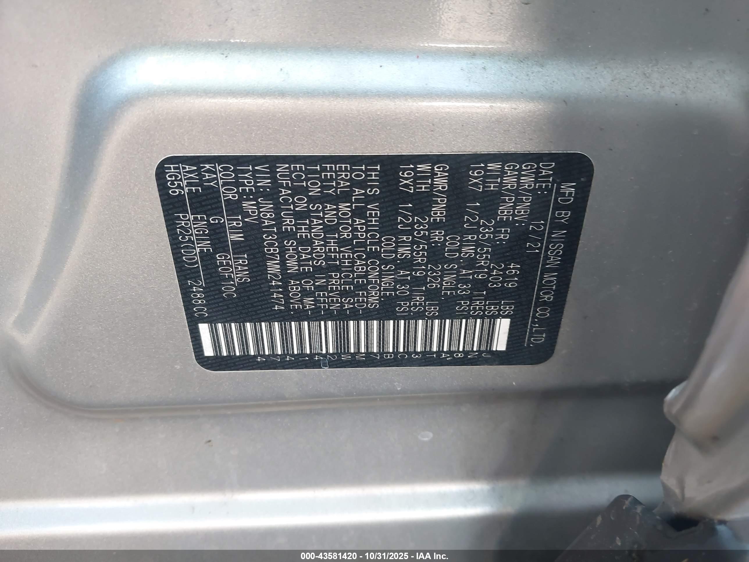 NISSAN ROGUE image 9