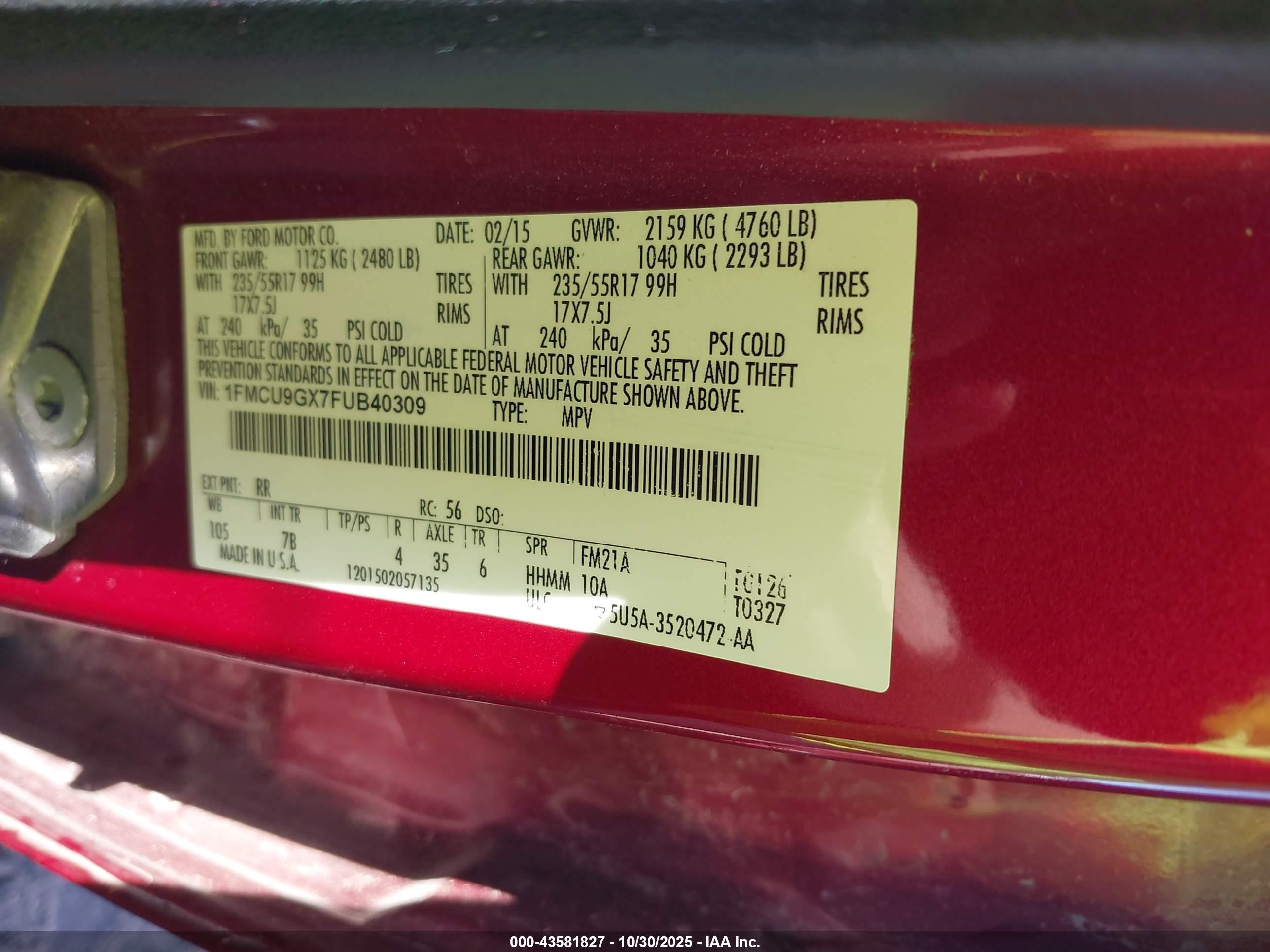 FORD ESCAPE image 9