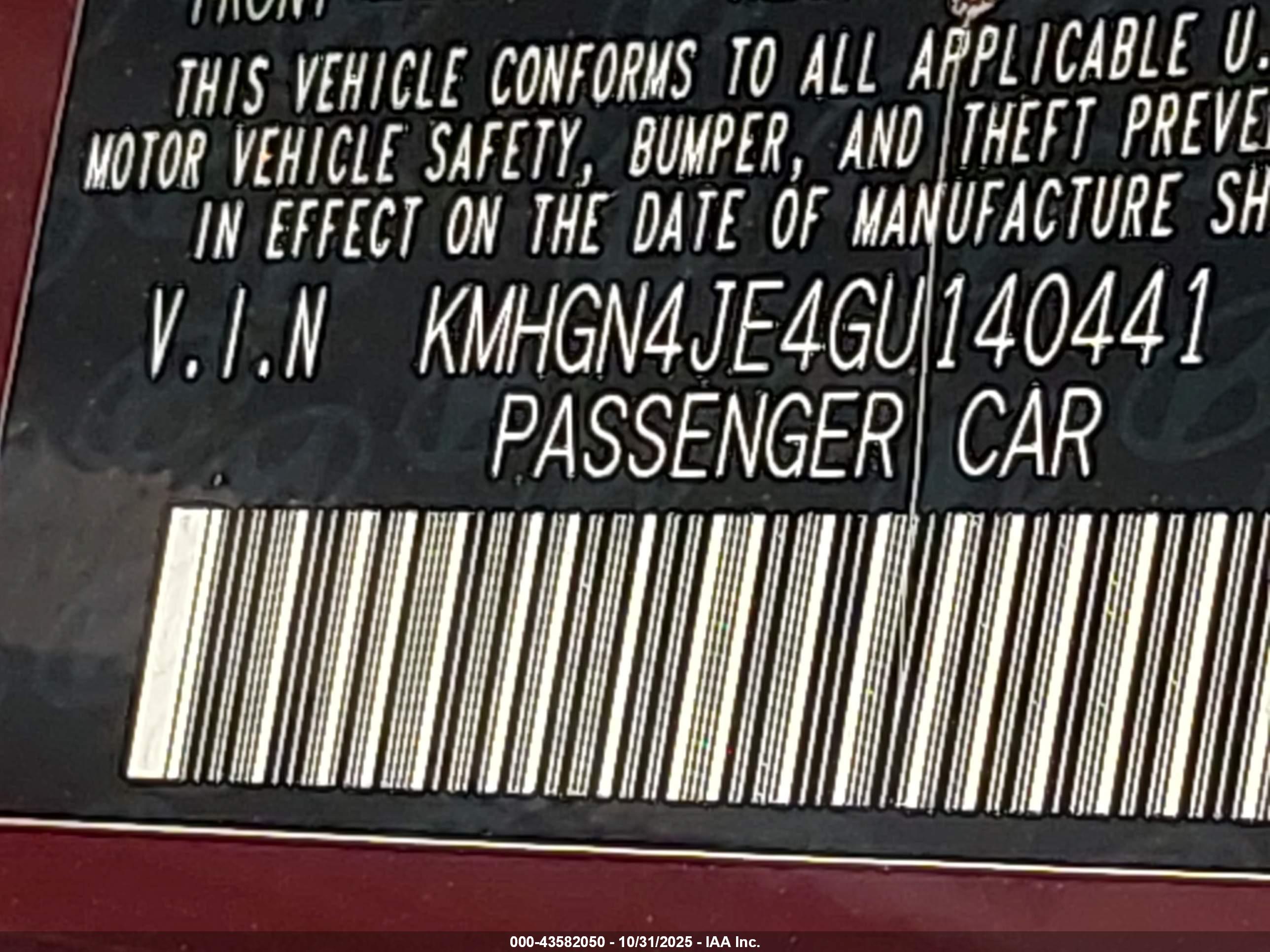 HYUNDAI GENESIS image 9