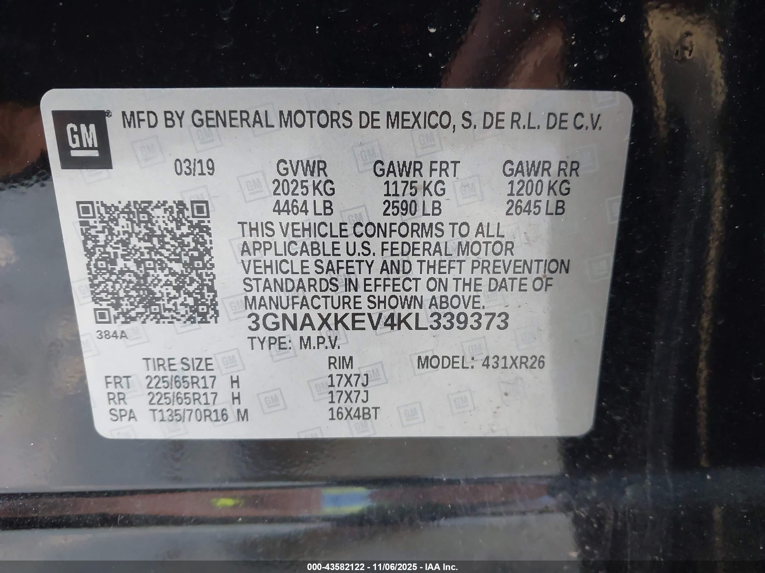 CHEVROLET EQUINOX image 9