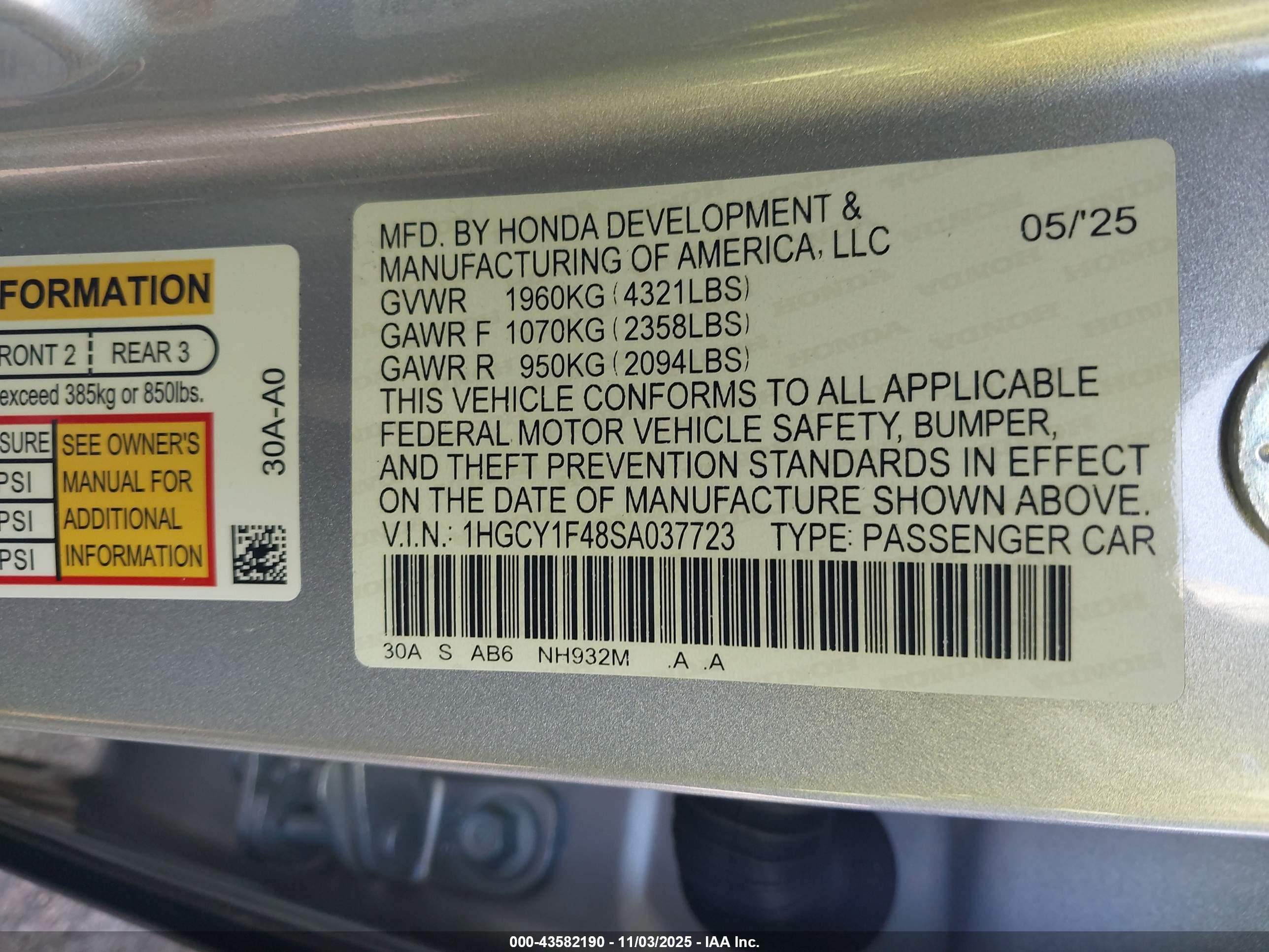 HONDA ACCORD image 9
