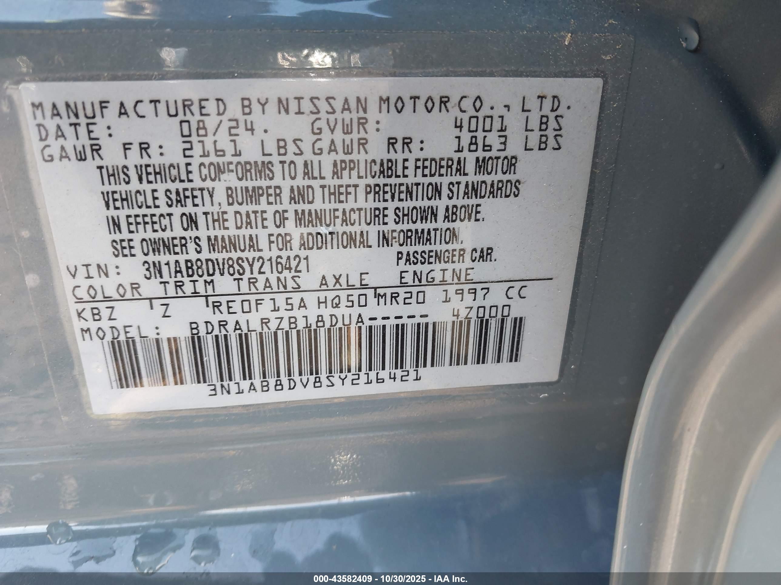 NISSAN SENTRA image 9