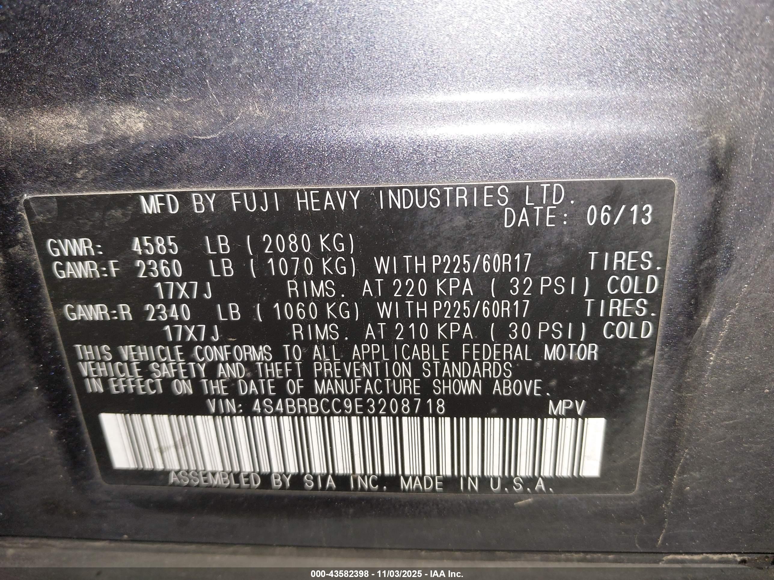 SUBARU OUTBACK image 9