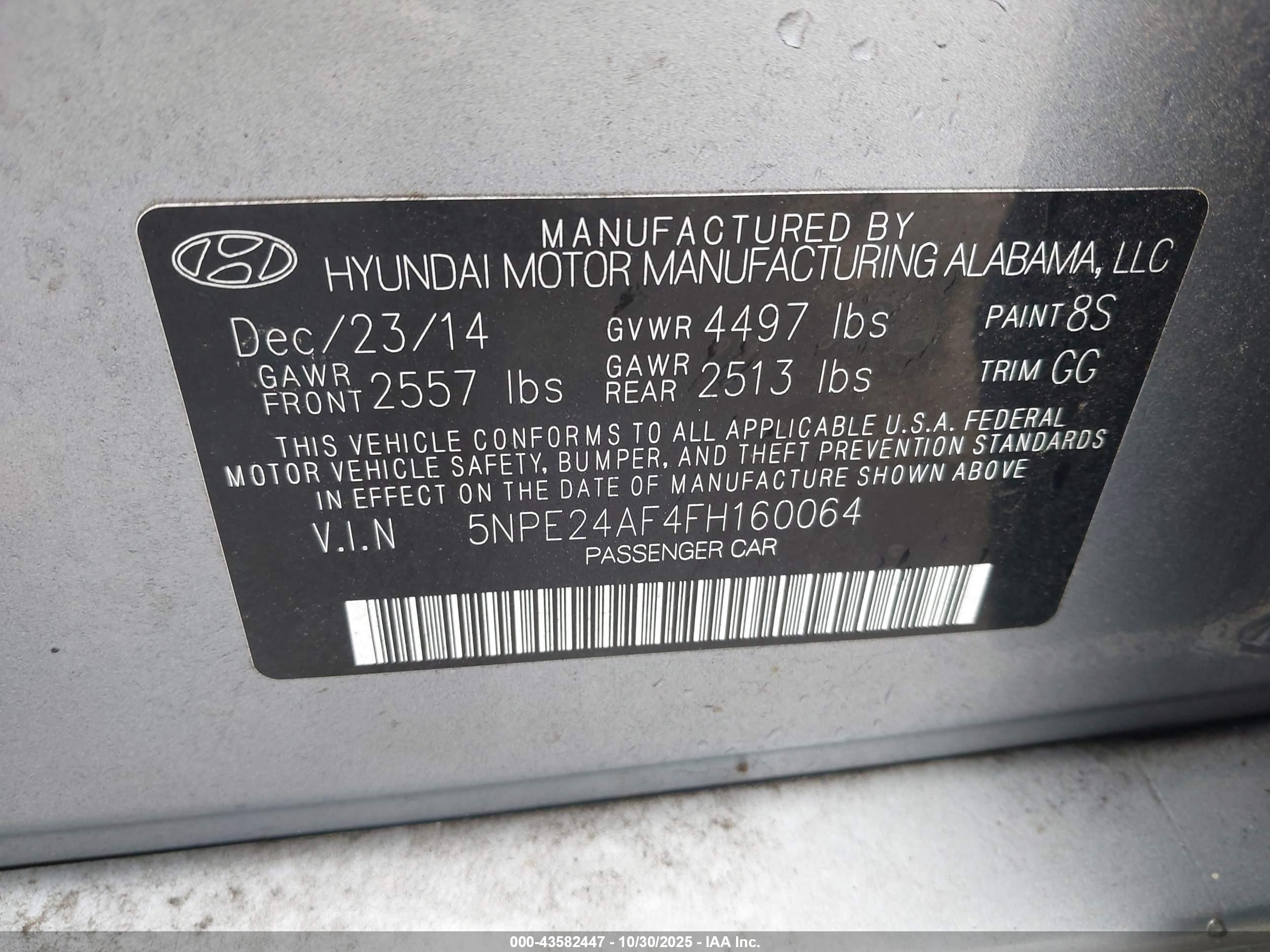 HYUNDAI SONATA image 9