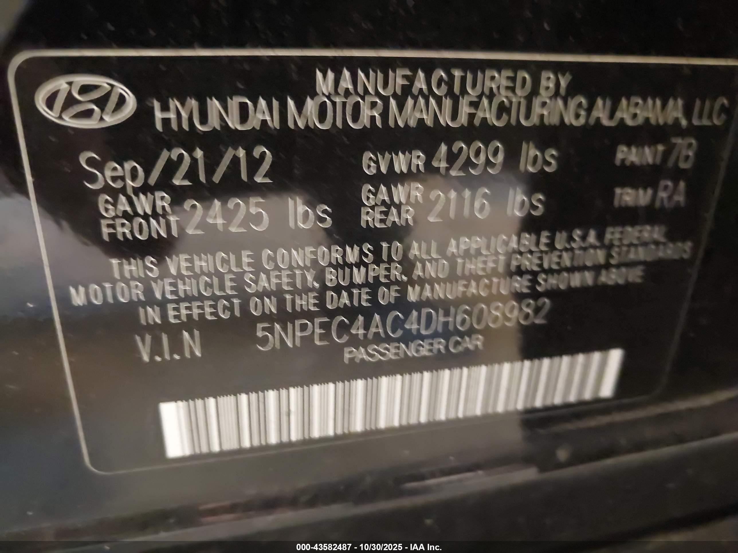 HYUNDAI SONATA image 9