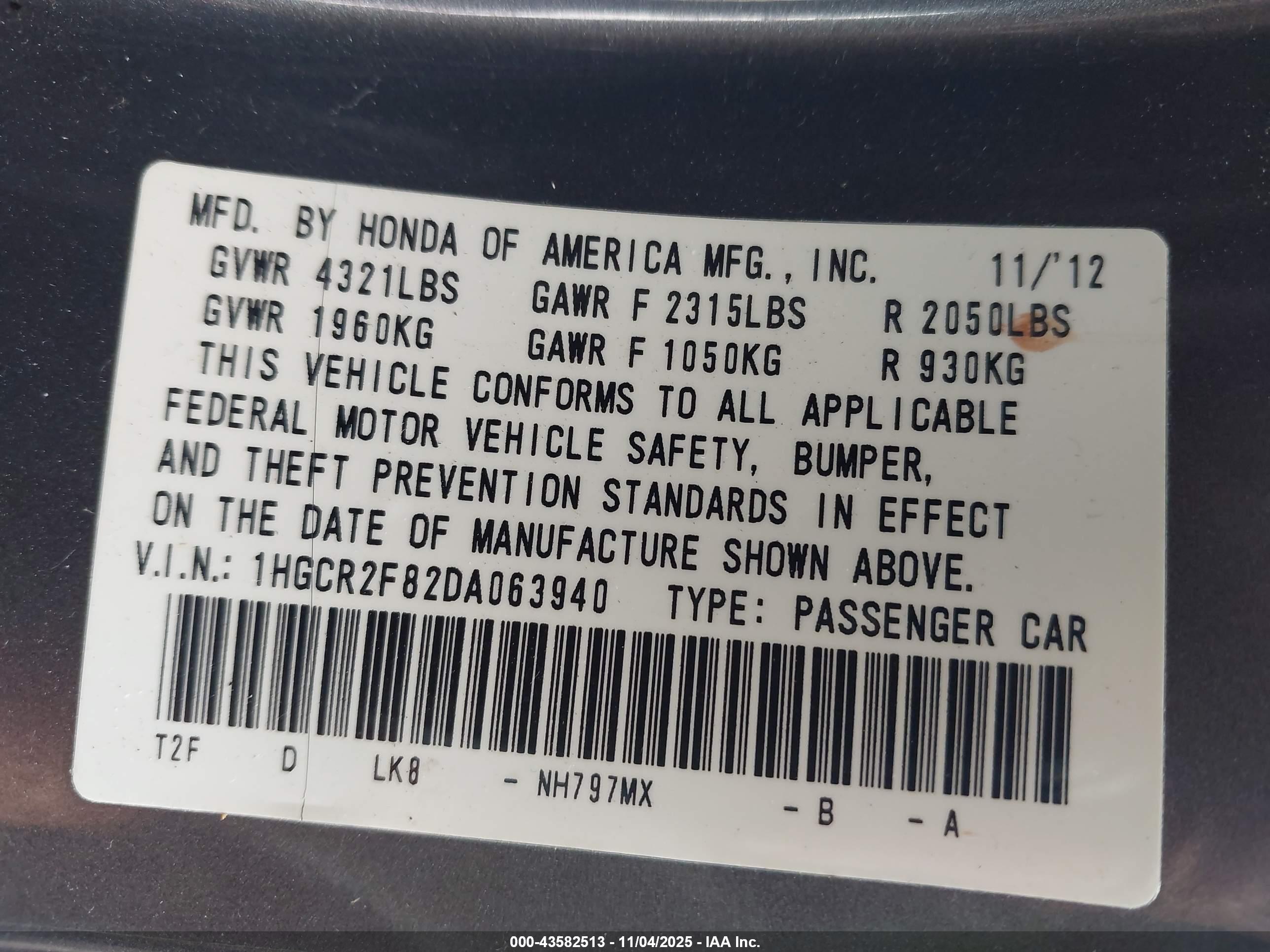 HONDA ACCORD image 9