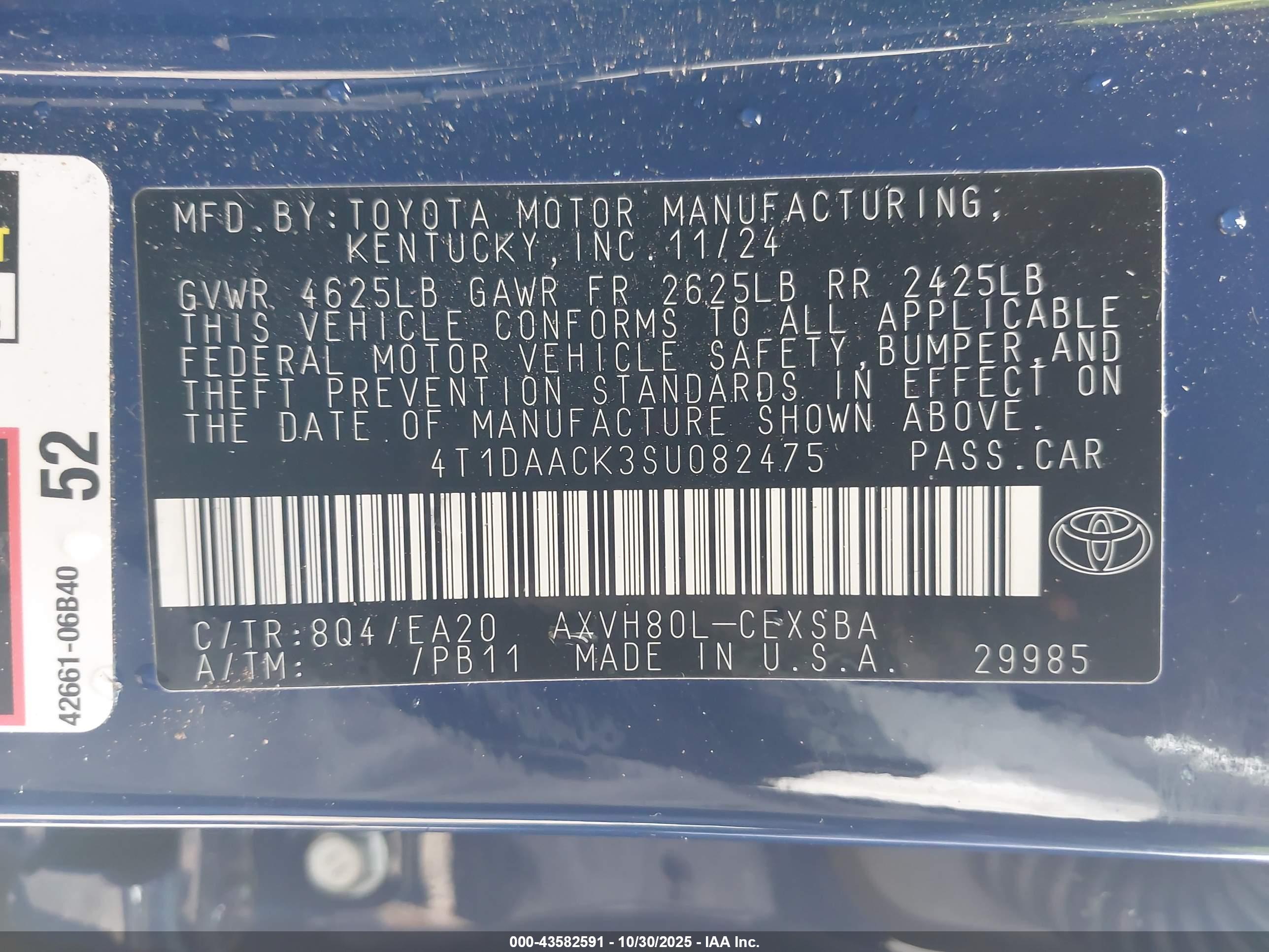 TOYOTA CAMRY image 9